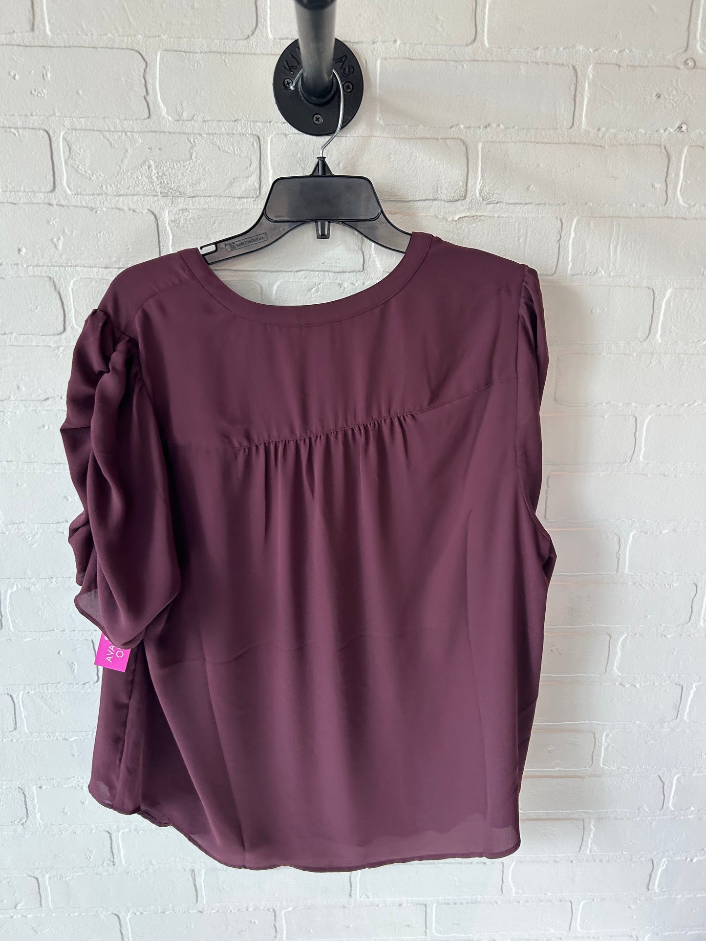 Top Short Sleeve By Torrid In Purple, Size: 2x