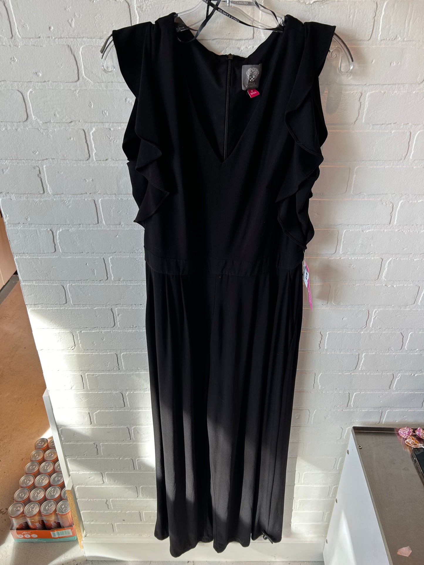 Jumpsuit By Vince Camuto In Black, Size: L