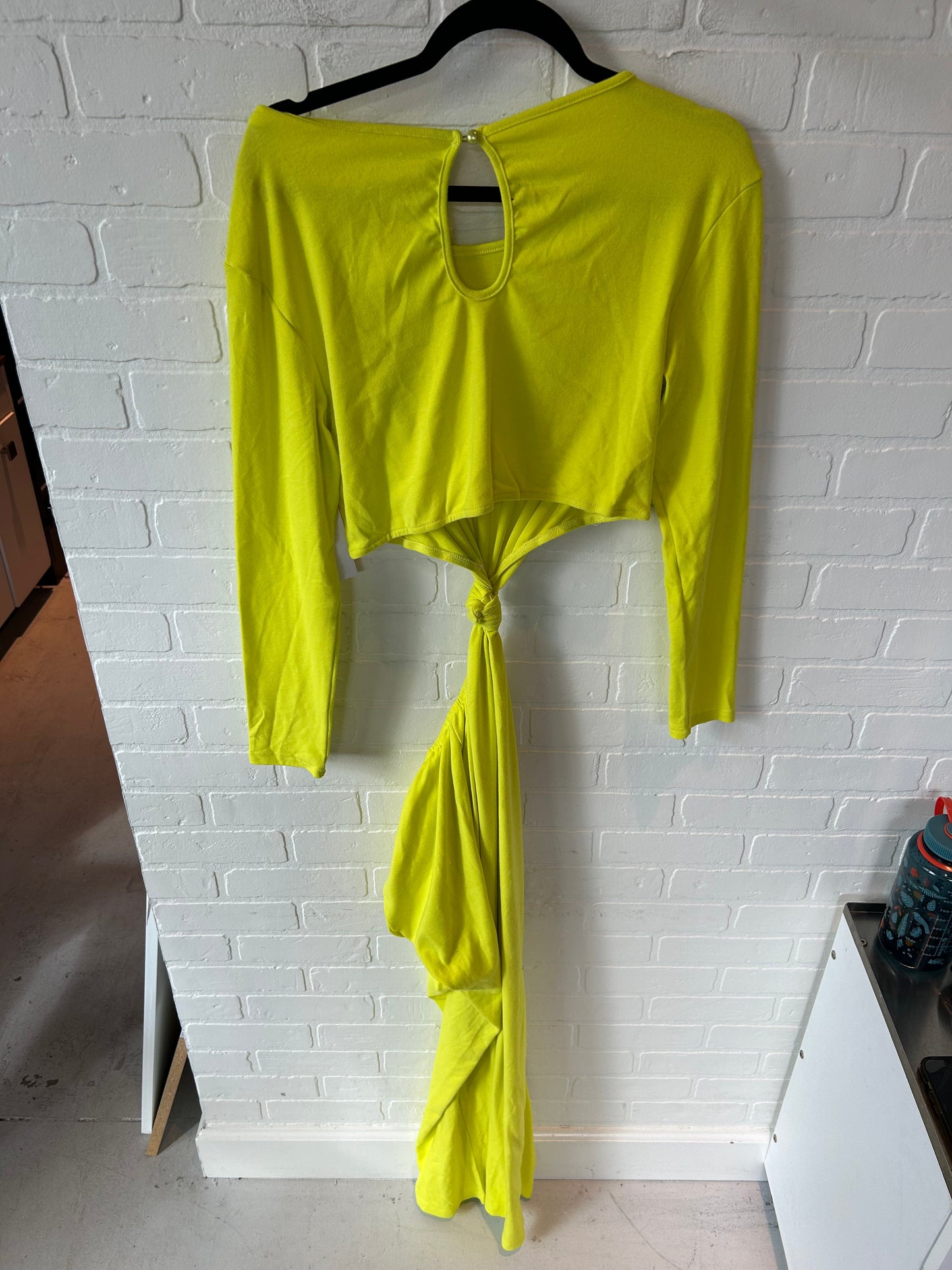 Jumpsuit By Clothes Mentor In Yellow, Size: L