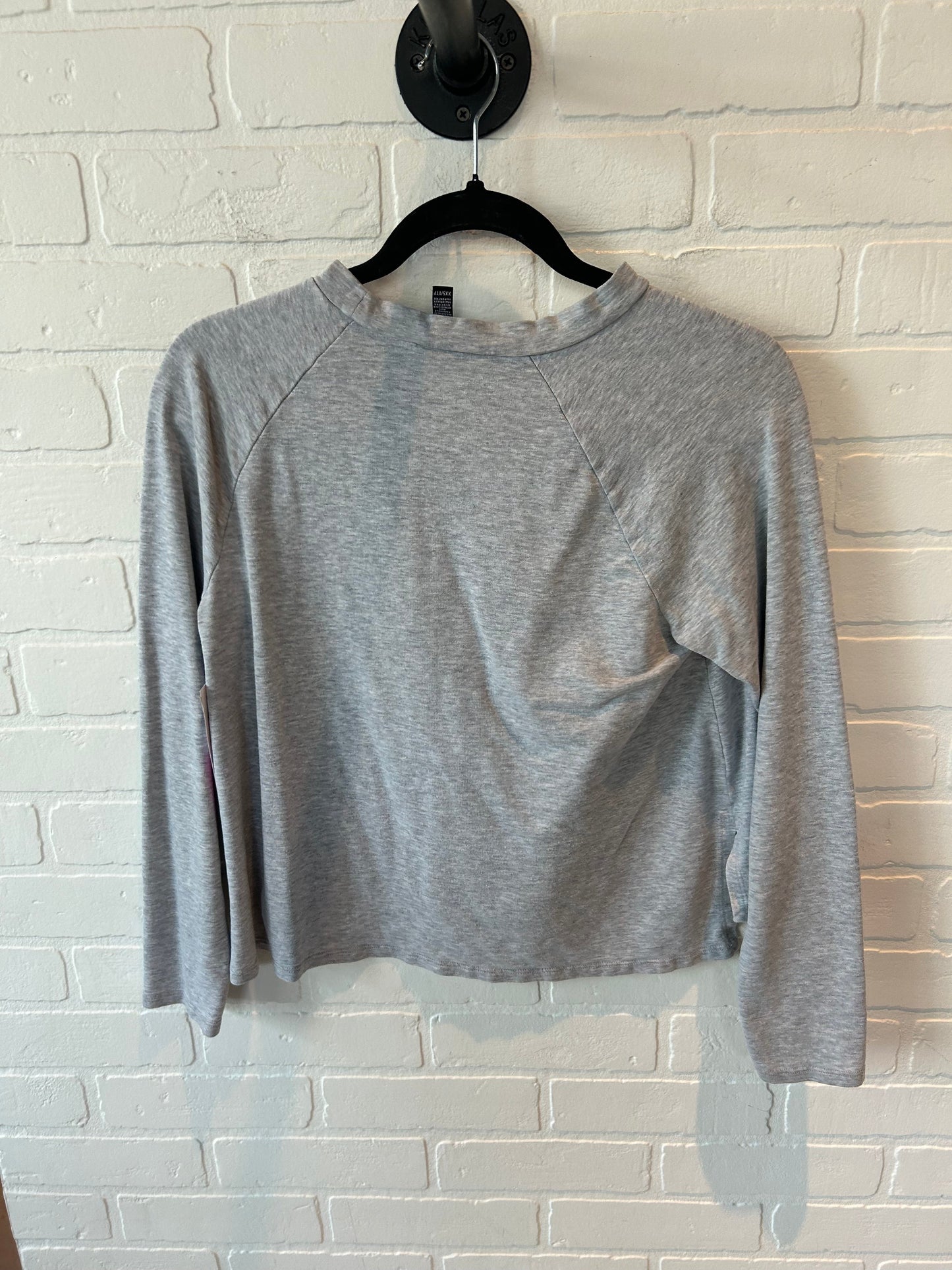 Top Long Sleeve By Eileen Fisher In Grey, Size: Xxs