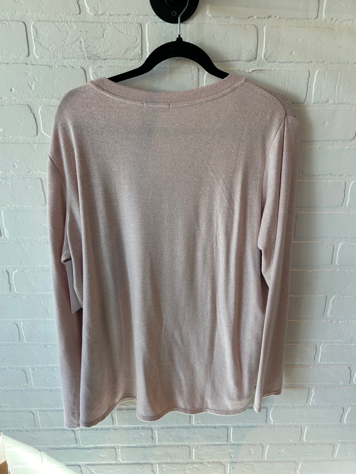 Top Long Sleeve By Matty M In Pink, Size: Xxl