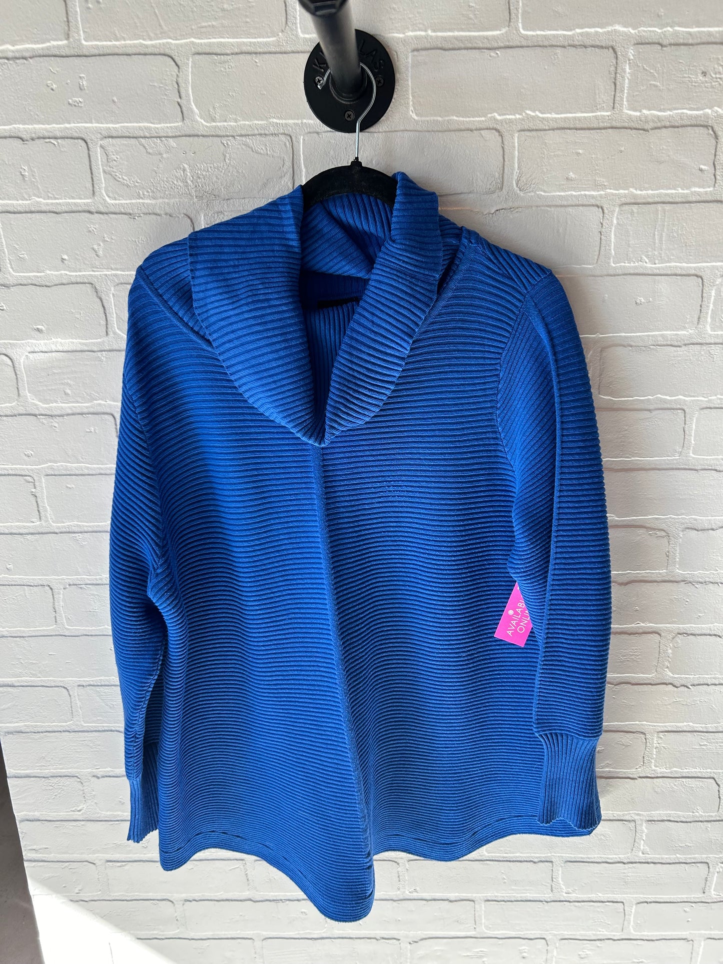 Sweater By Cyrus Knits In Blue, Size: 1x