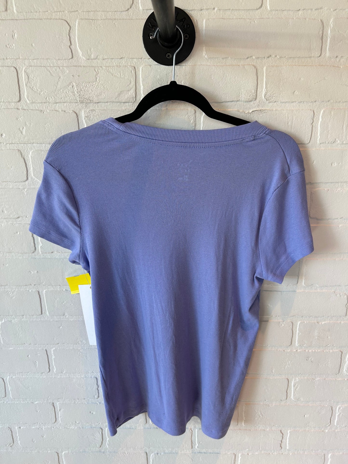 Top Short Sleeve Basic By A New Day In Purple, Size: L