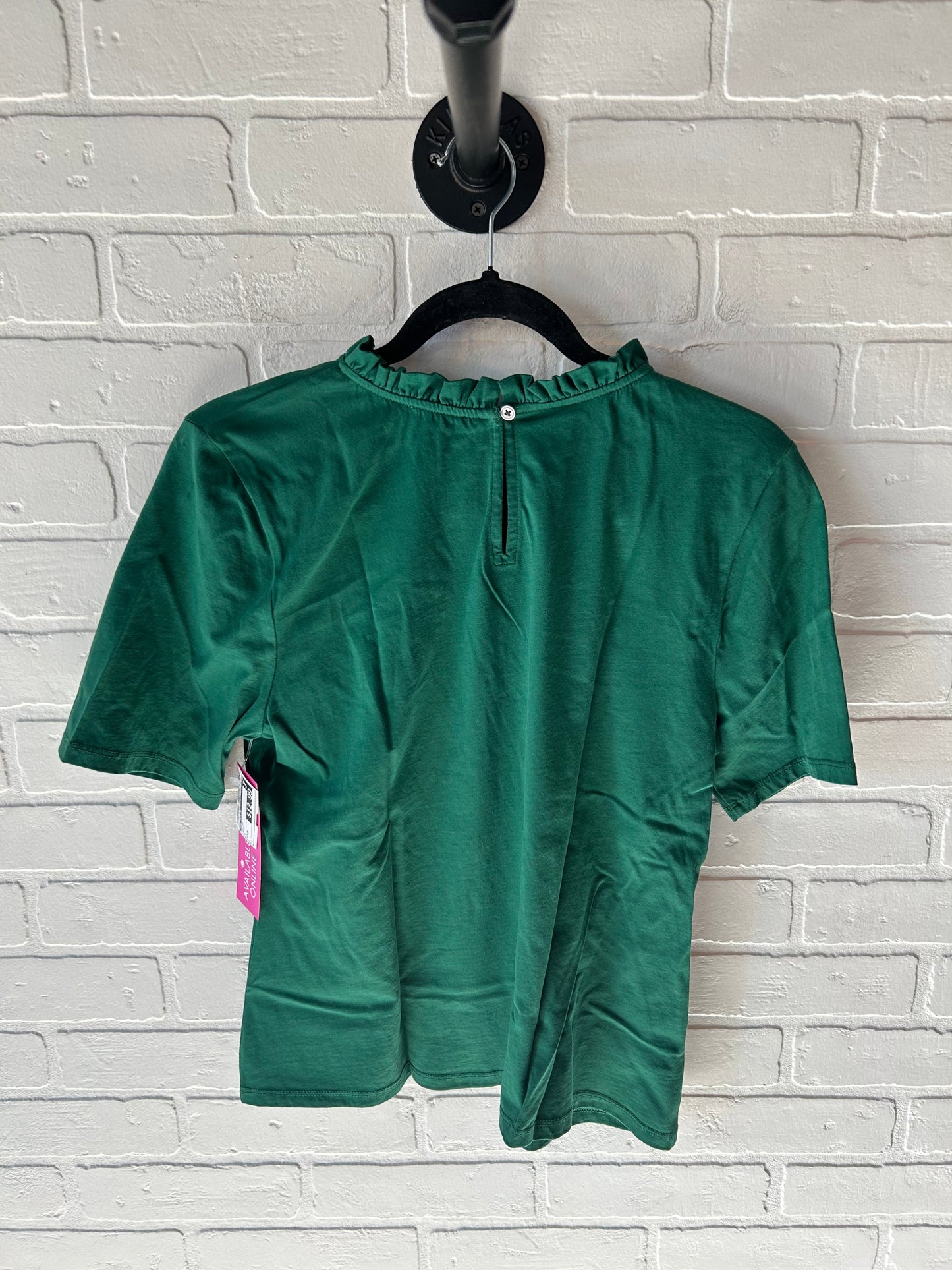 Top Short Sleeve By Ann Taylor In Green, Size: M