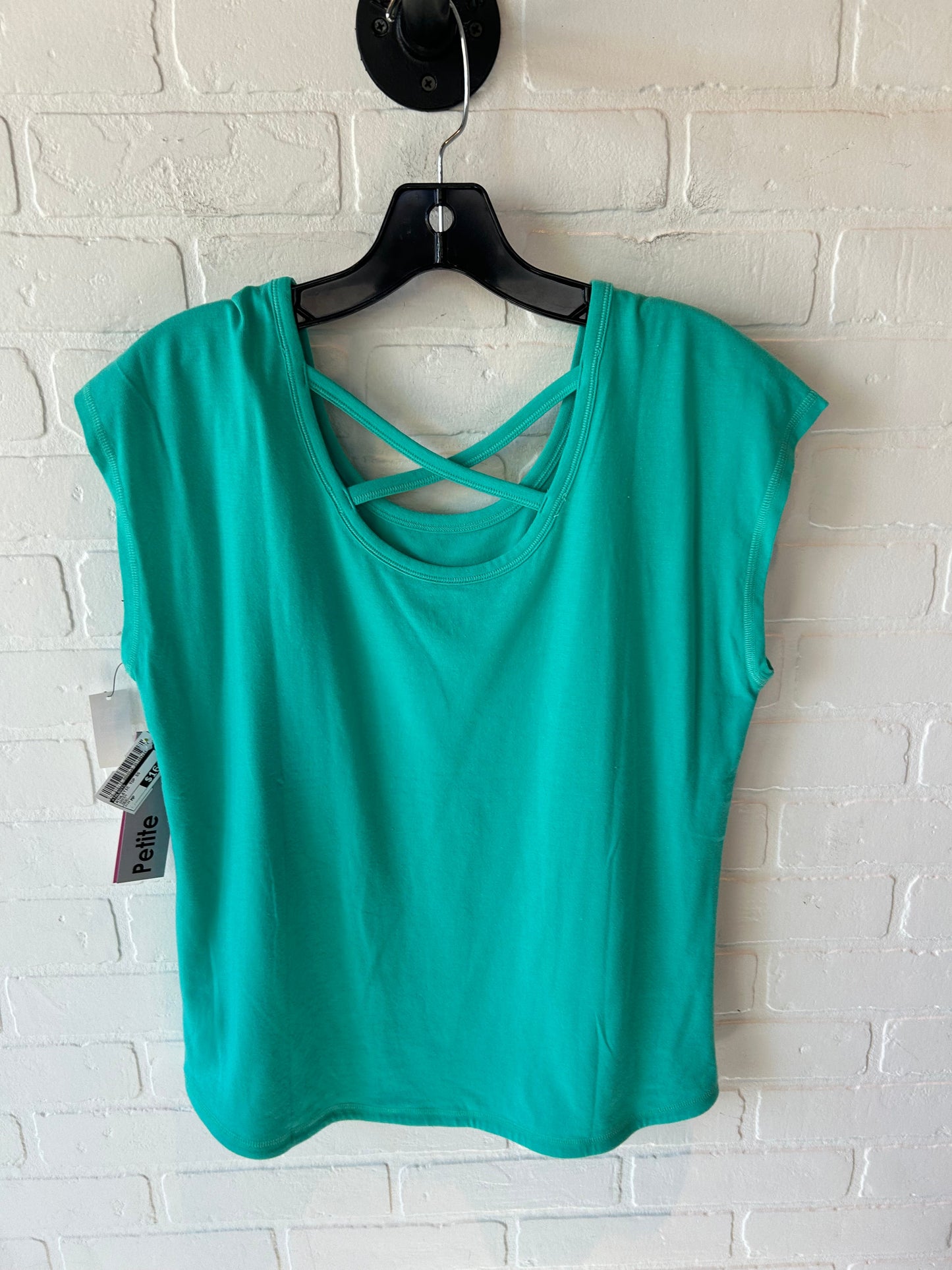 Athletic Top Short Sleeve By Talbots In Green, Size: Mp