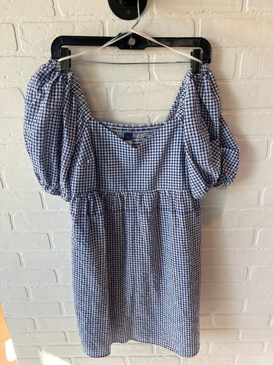 Dress Casual Short By Old Navy In Blue & White, Size: S