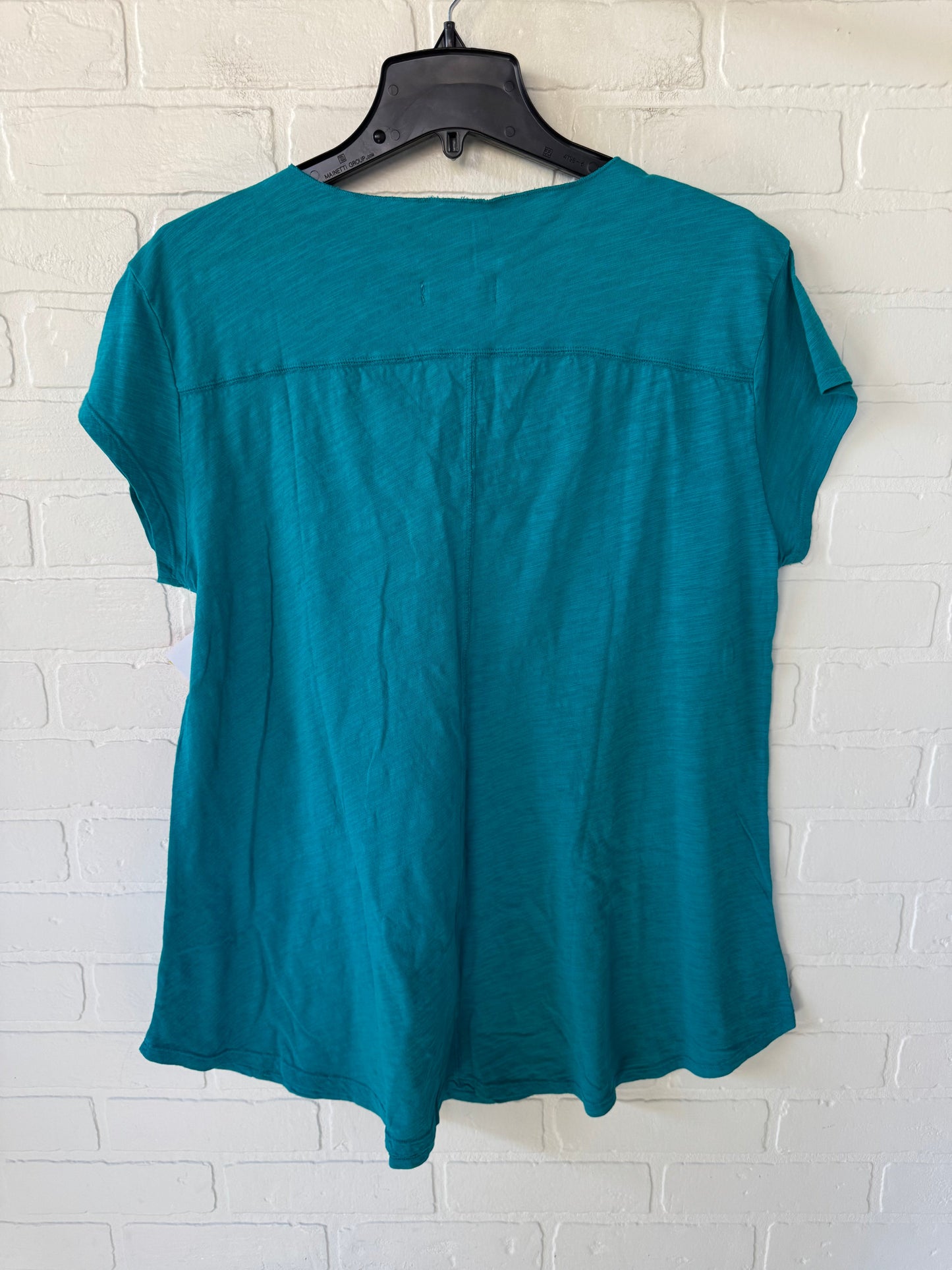 Top Short Sleeve By Modadoc In Blue, Size: Xl