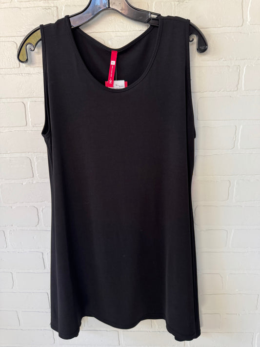 Top Sleeveless By Cmb In Black, Size: L