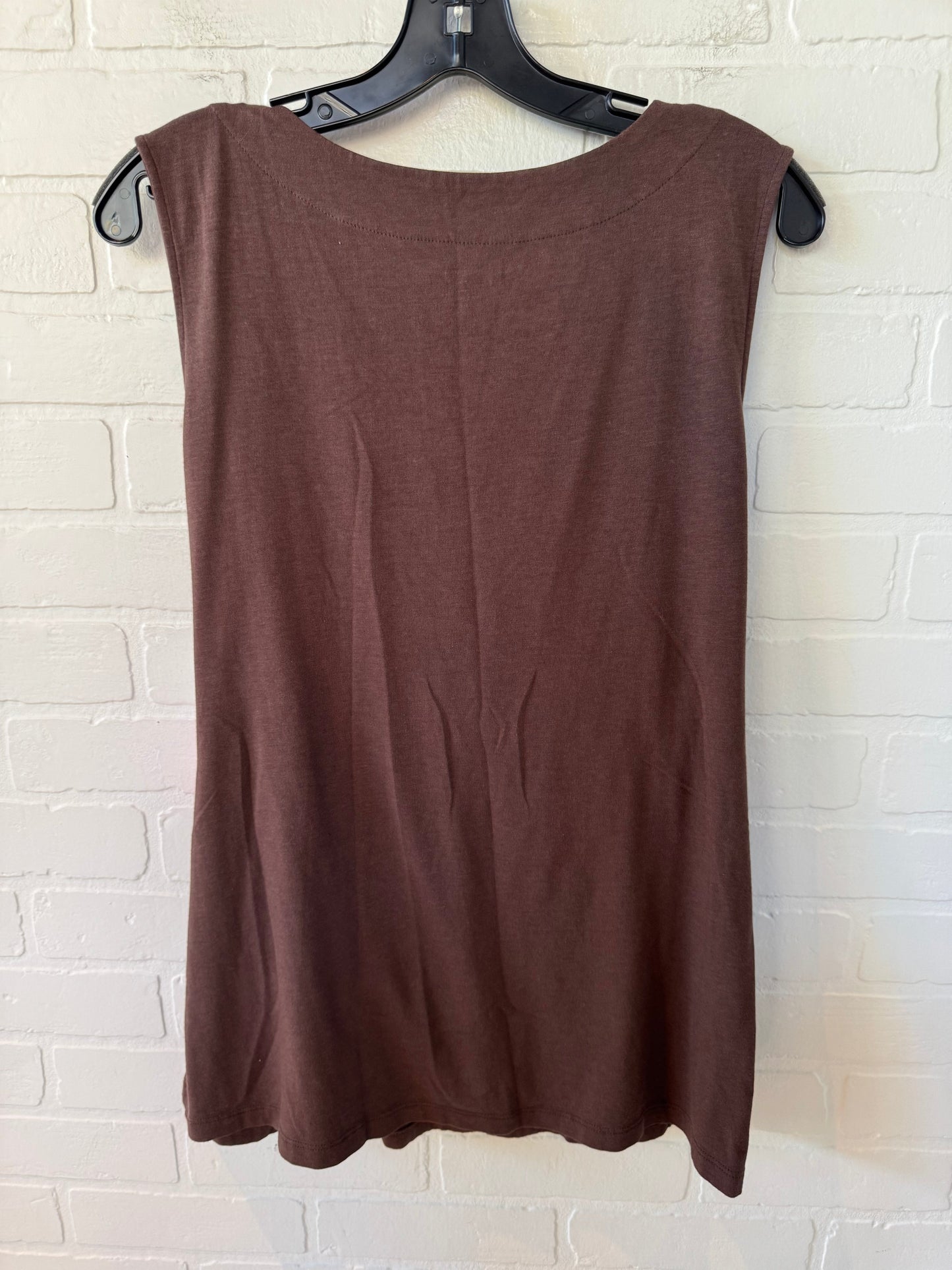 Top Sleeveless By Soft Surroundings In Brown, Size: Xl