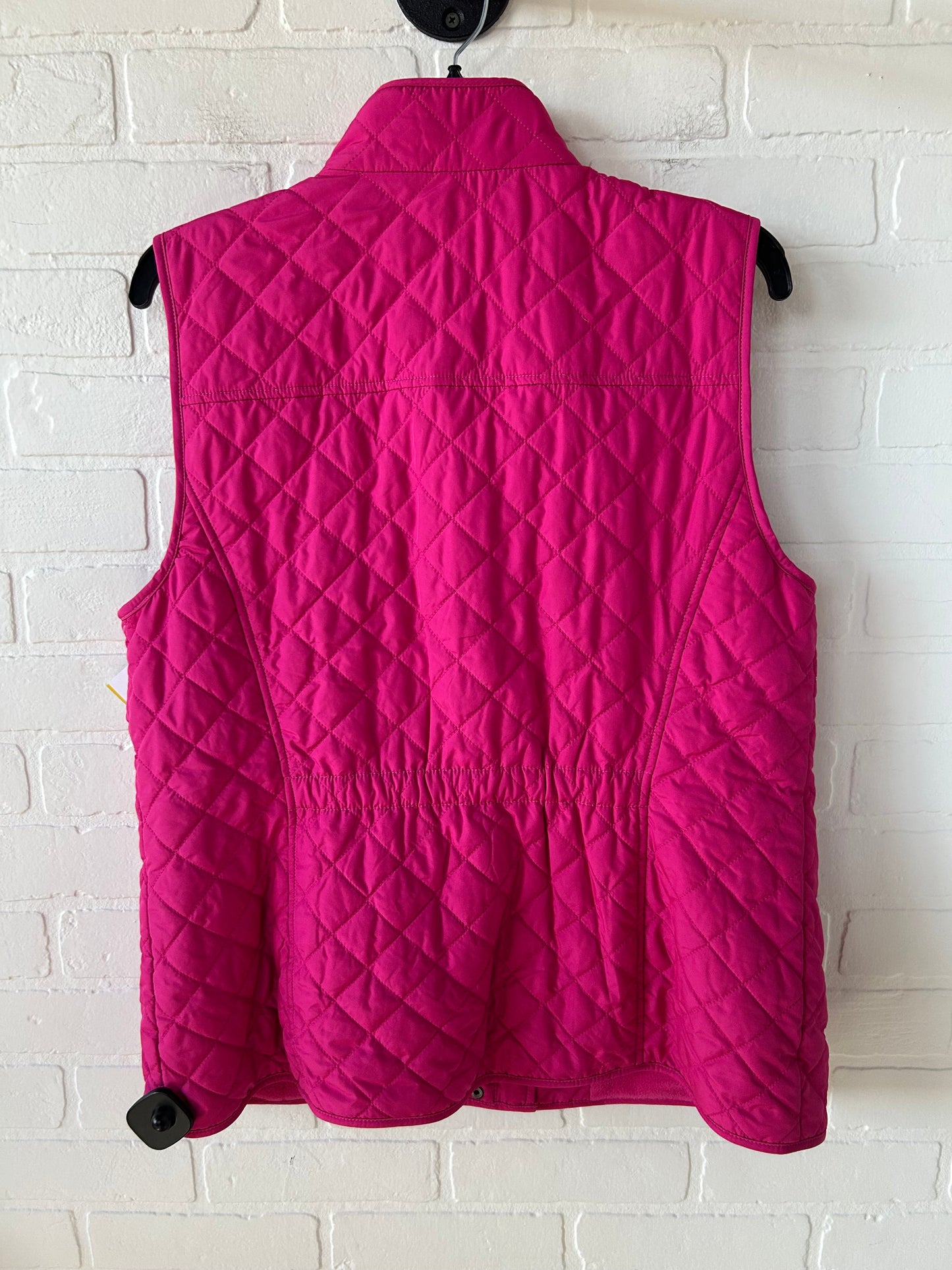 Vest Puffer & Quilted By Talbots In Pink, Size: L