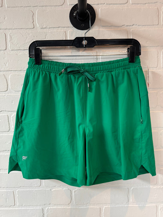 Athletic Shorts By Fabletics In Green, Size: 4