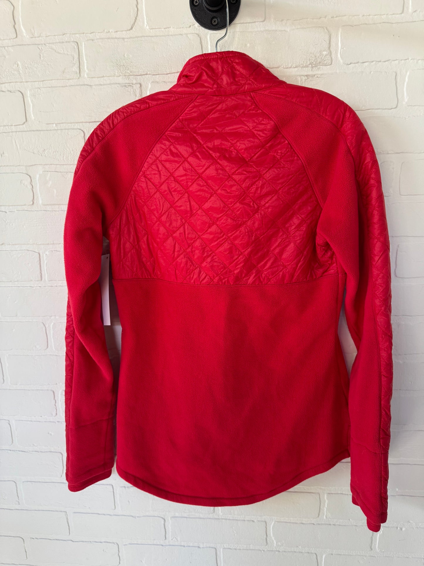 Jacket Faux Fur & Sherpa By Athleta In Red, Size: Xs