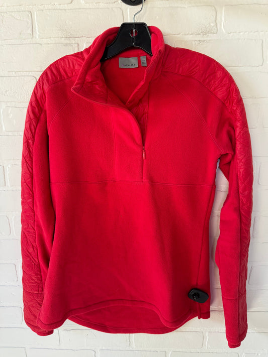 Jacket Faux Fur & Sherpa By Athleta In Red, Size: Xs