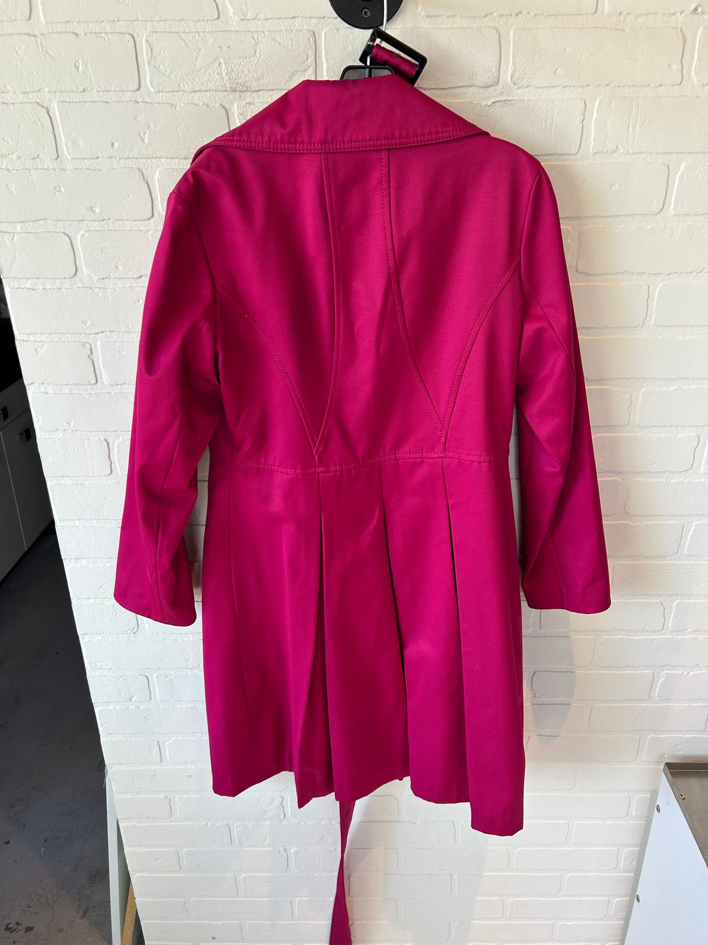 Coat Peacoat By Dawn Levy In Pink, Size: L