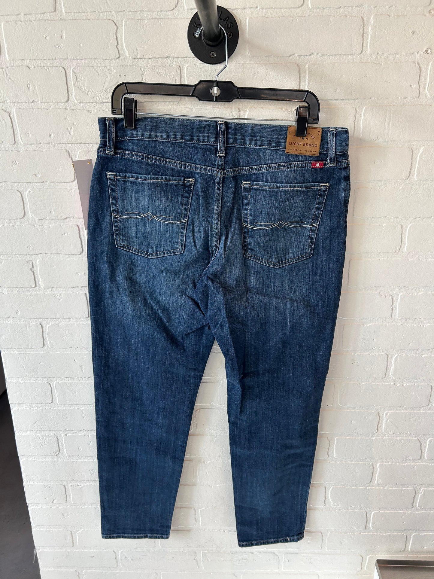 Jeans Skinny By Lucky Brand In Blue Denim, Size: 10