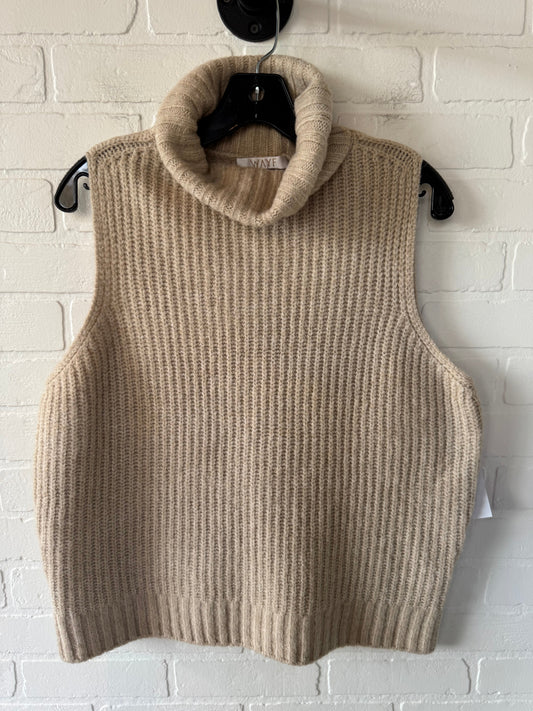 Vest Sweater By Wayf In Tan, Size: M