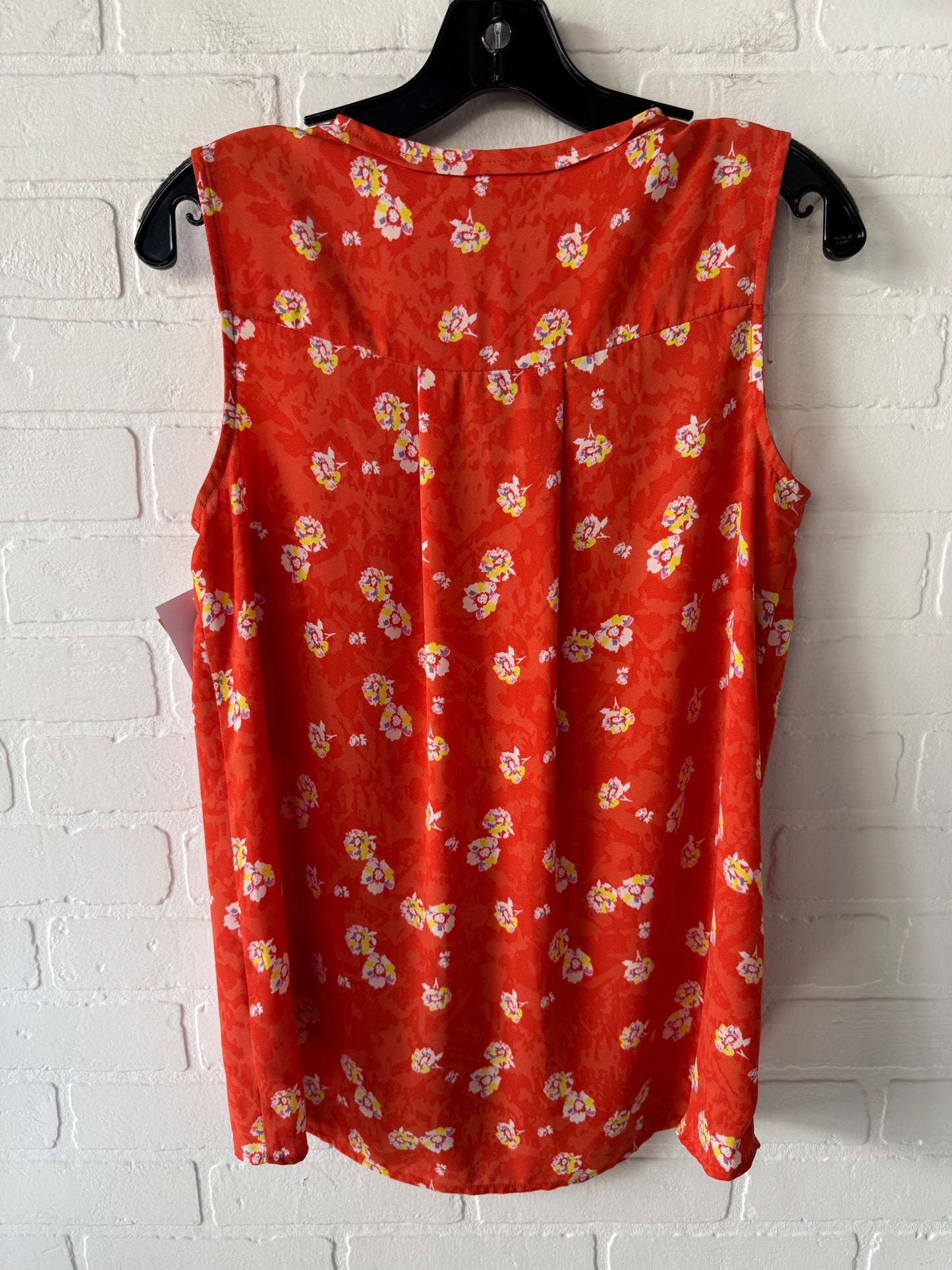 Top Sleeveless By Cabi In Orange, Size: S