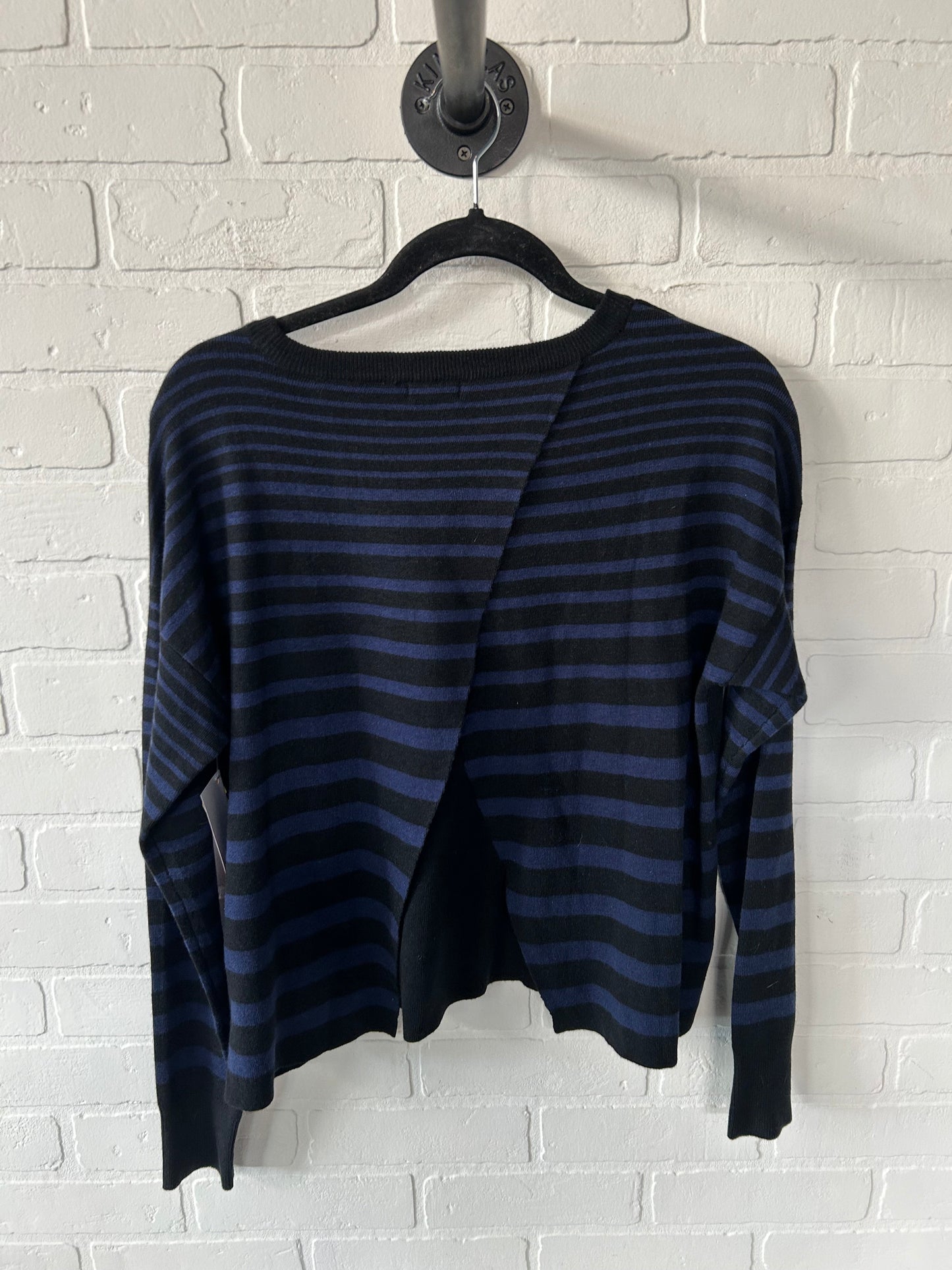 Sweater By Splendid In Black & Blue, Size: Xs