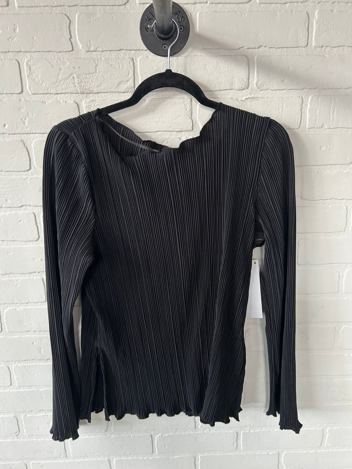 Top Long Sleeve By A New Day In Black, Size: Xl