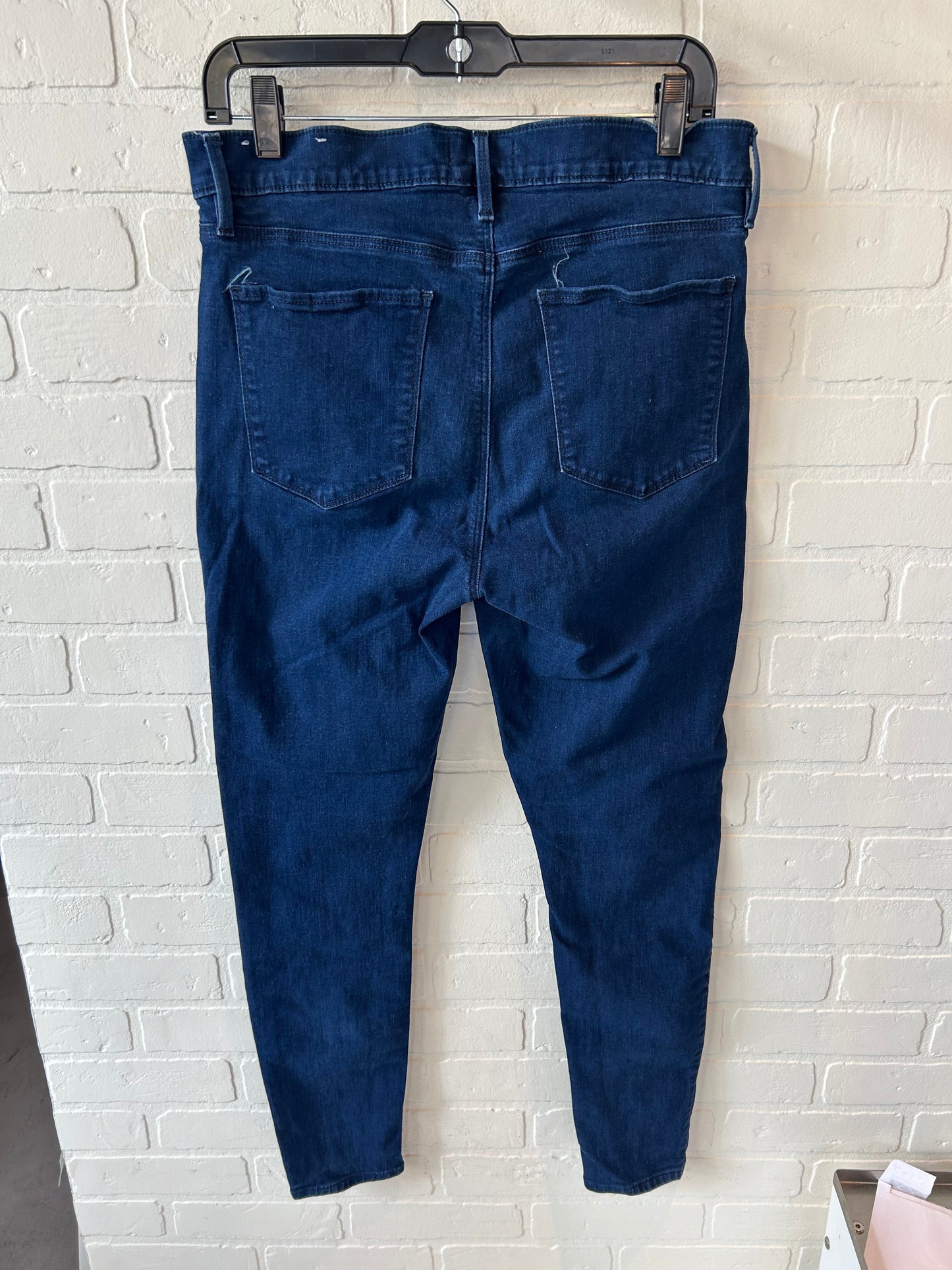 Jeans Skinny By Loft In Blue Denim, Size: 12