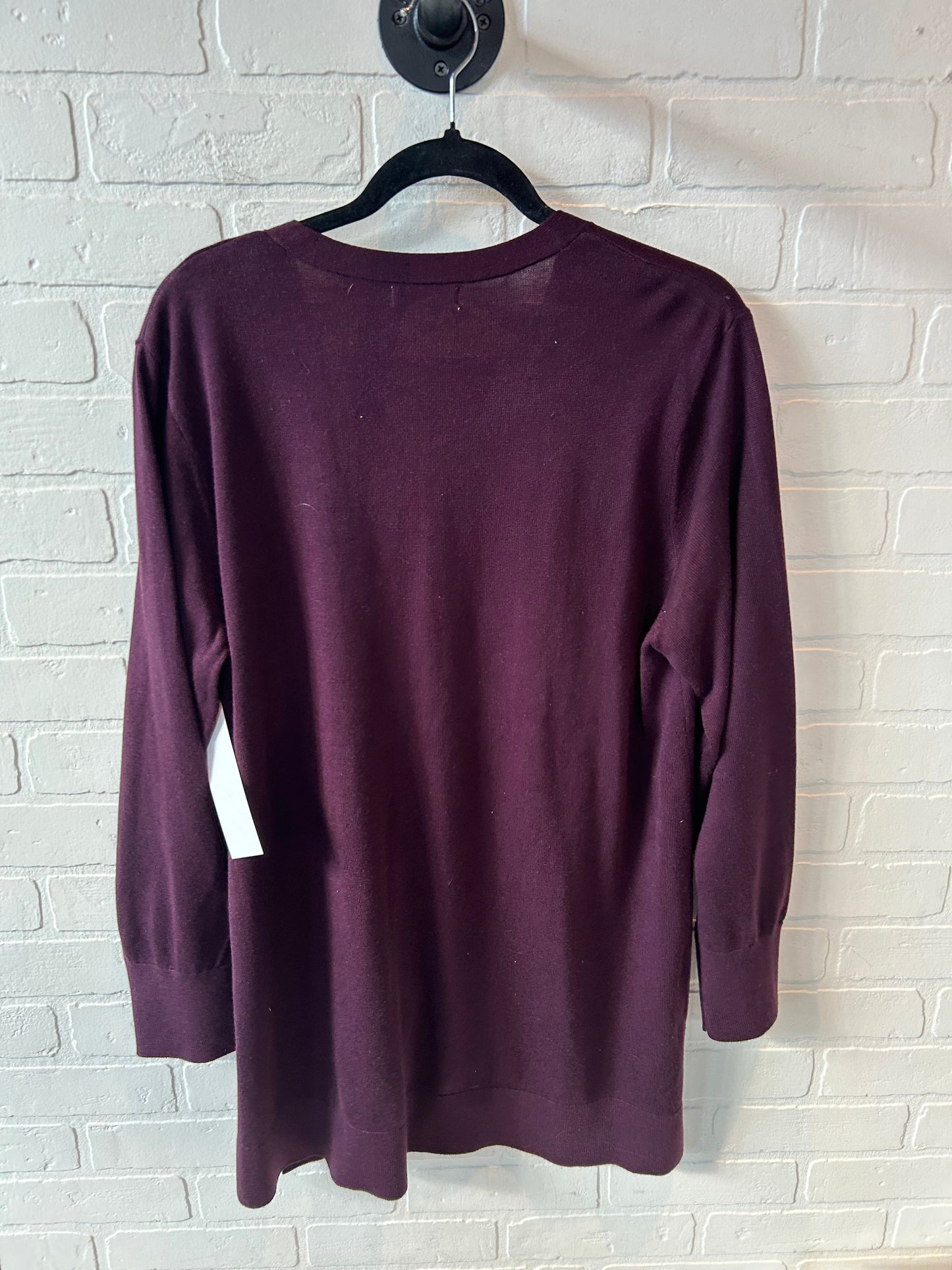 Sweater By Calvin Klein In Purple, Size: L