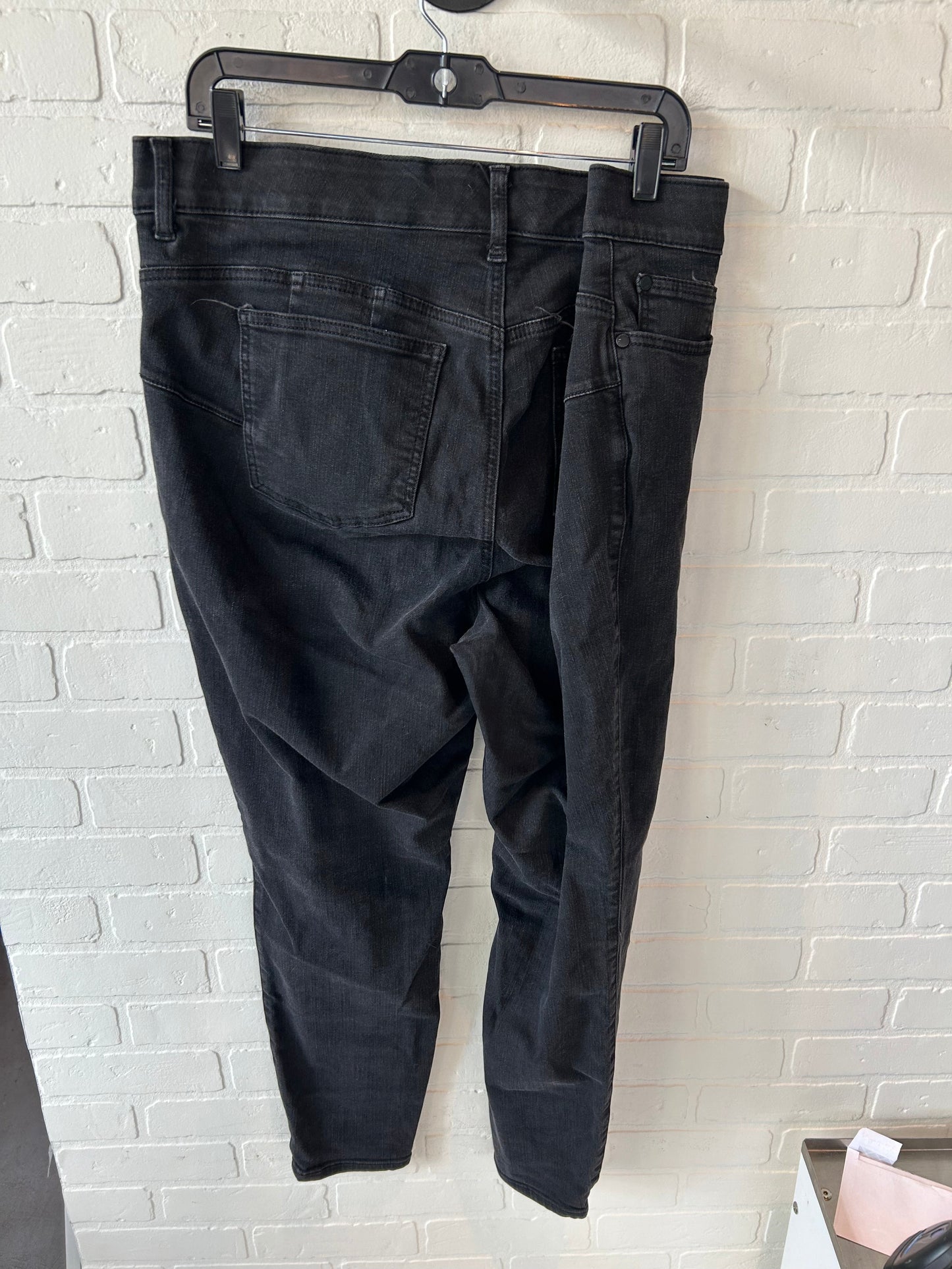 Jeans Skinny By Torrid In Black Denim, Size: 22