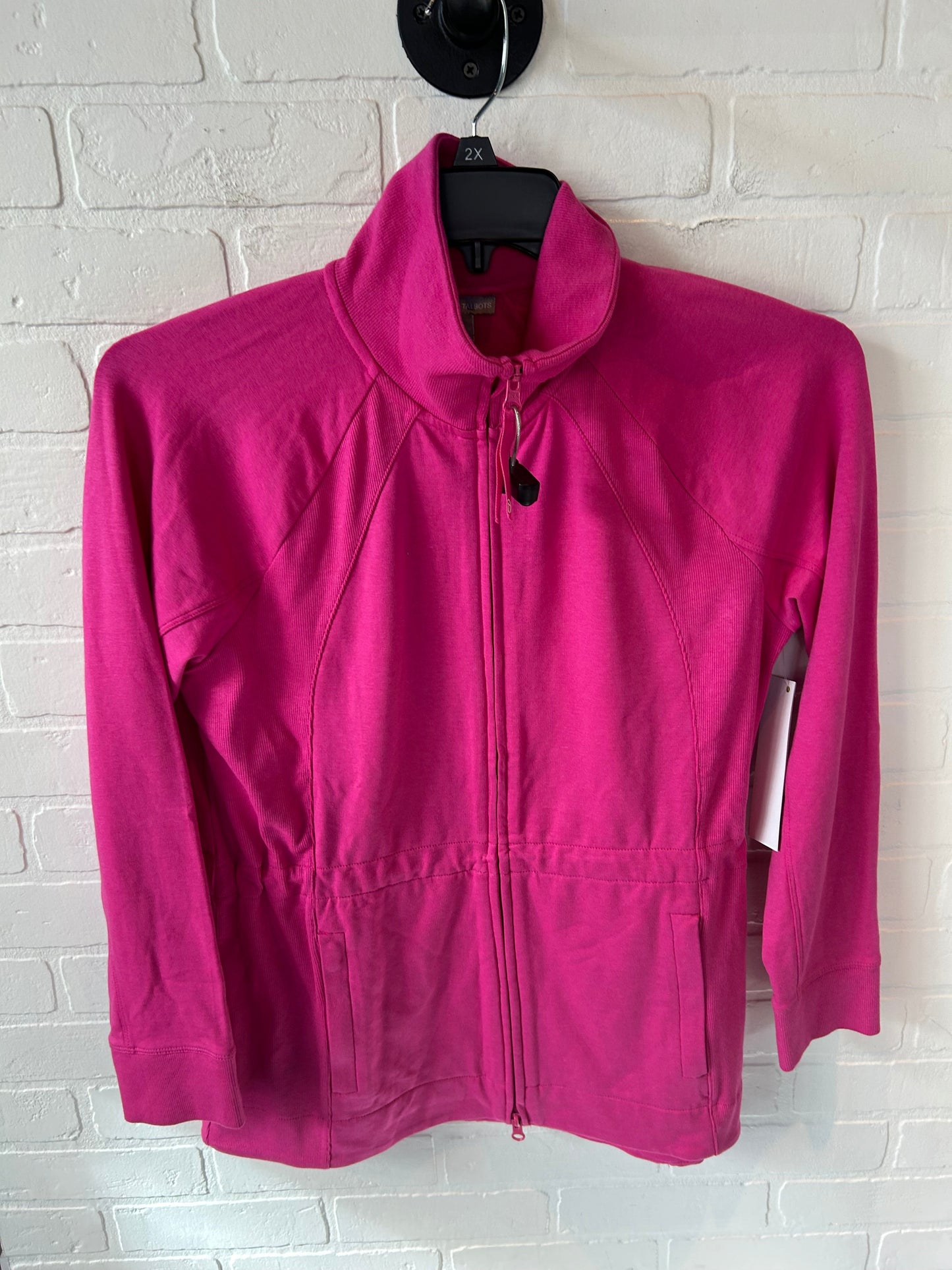 Athletic Jacket By Talbots In Pink, Size: Mp