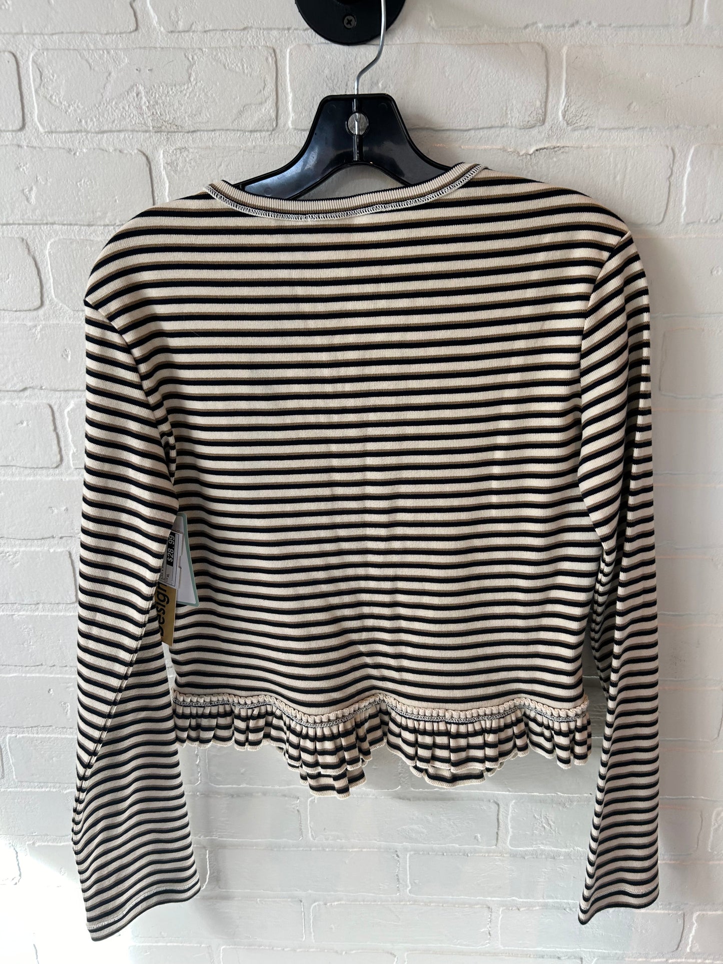 Top Long Sleeve Designer By See By Chloe In Black & Brown, Size: Xl