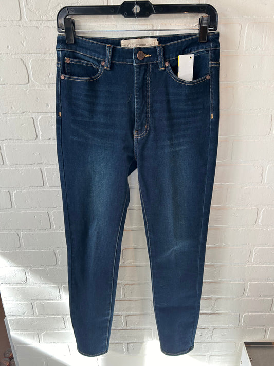 Jeans Skinny By Soft Surroundings In Blue Denim, Size: 4