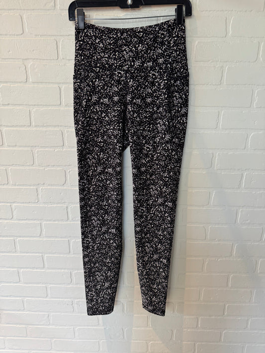 Athletic Leggings By Old Navy In Black & Grey, Size: 8l