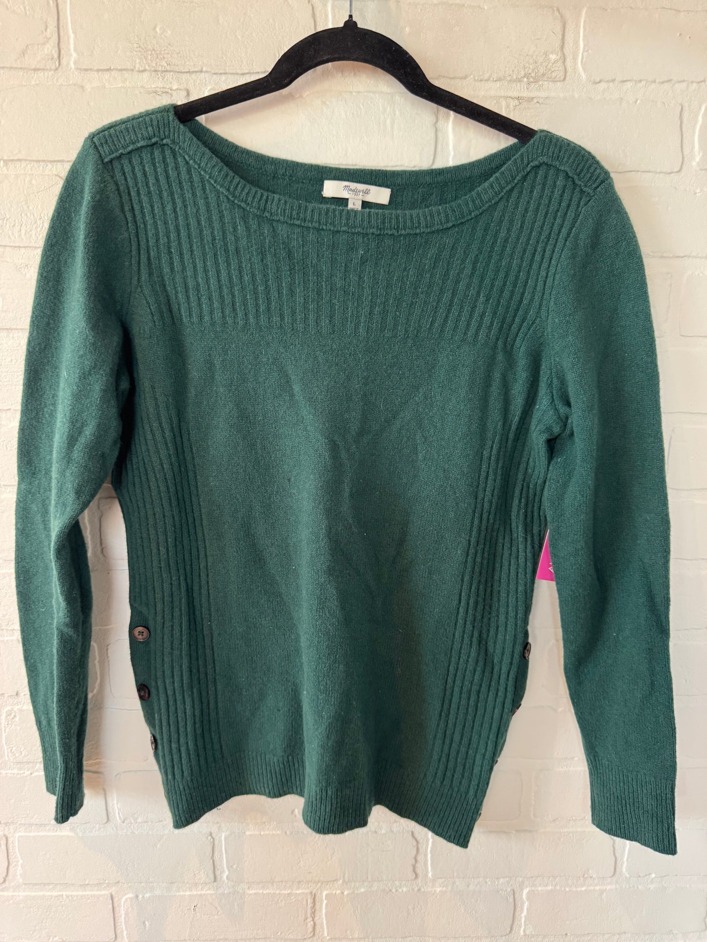 Sweater By Madewell In Green, Size: L