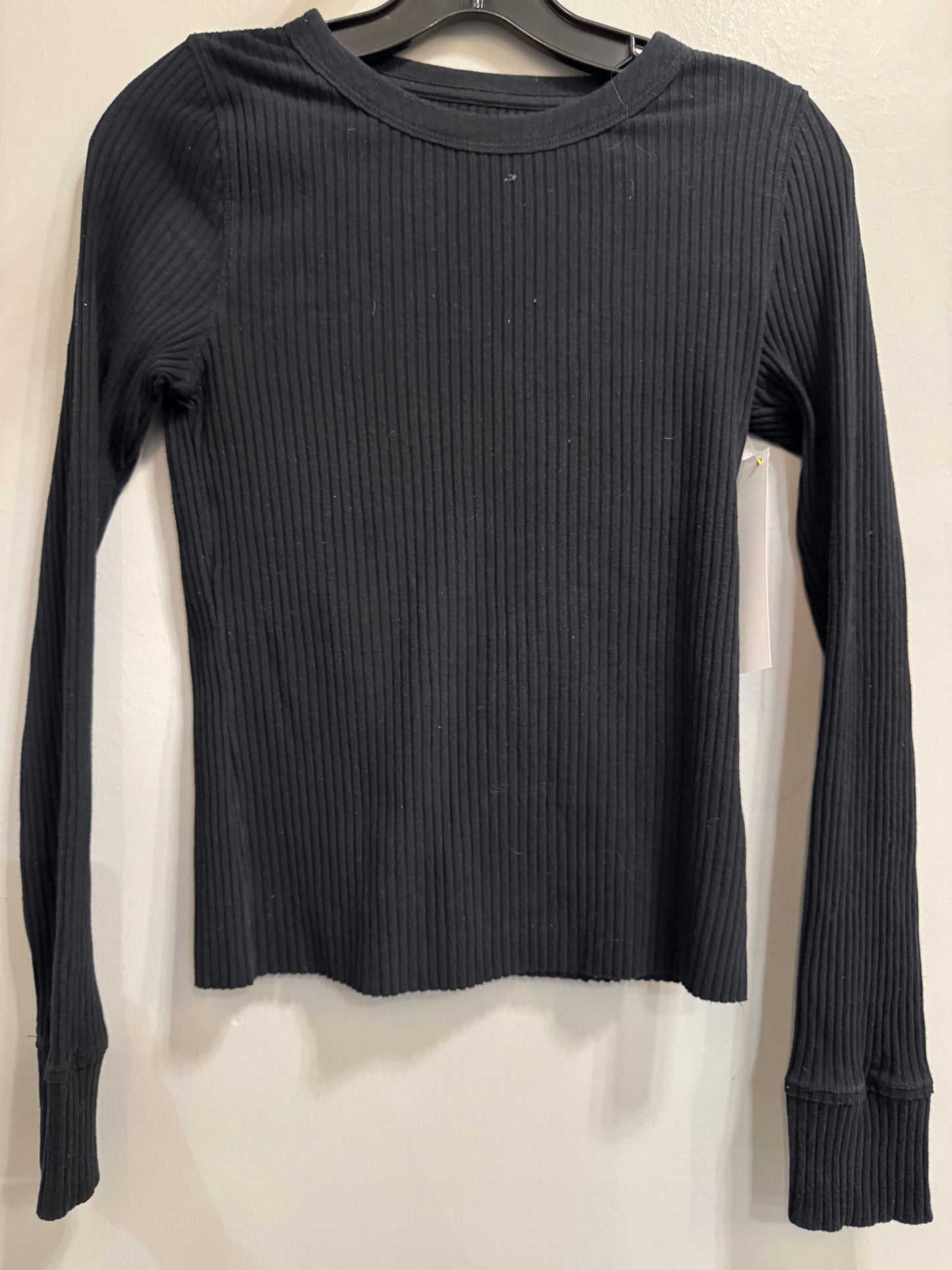 Top Long Sleeve Basic By Aerie In Black, Size: S