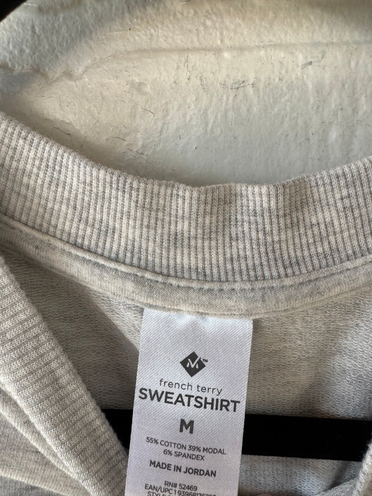 Sweatshirt Crewneck By Members Mark In Grey, Size: M