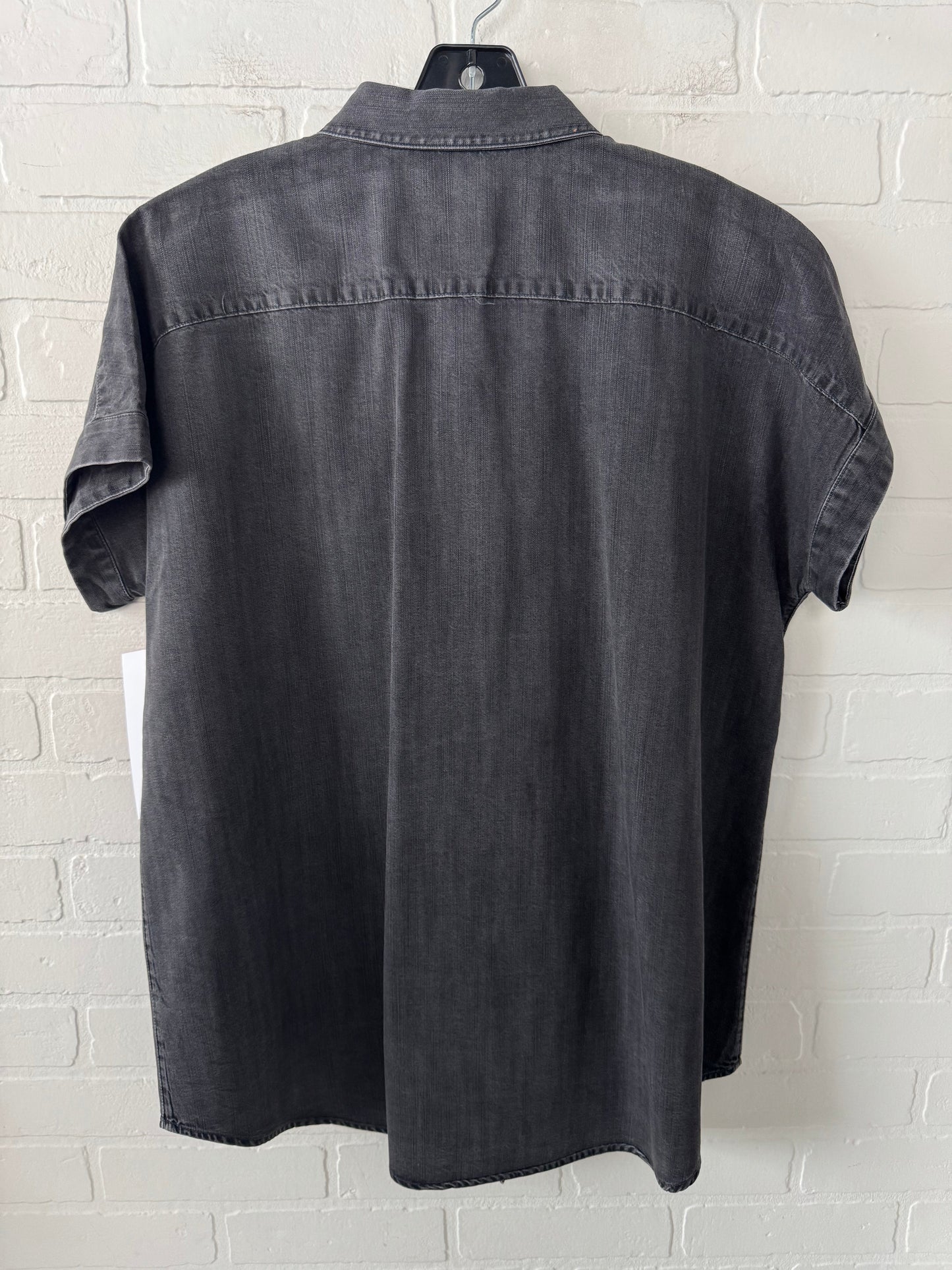 Top Short Sleeve By Soft Surroundings In Grey Denim, Size: M