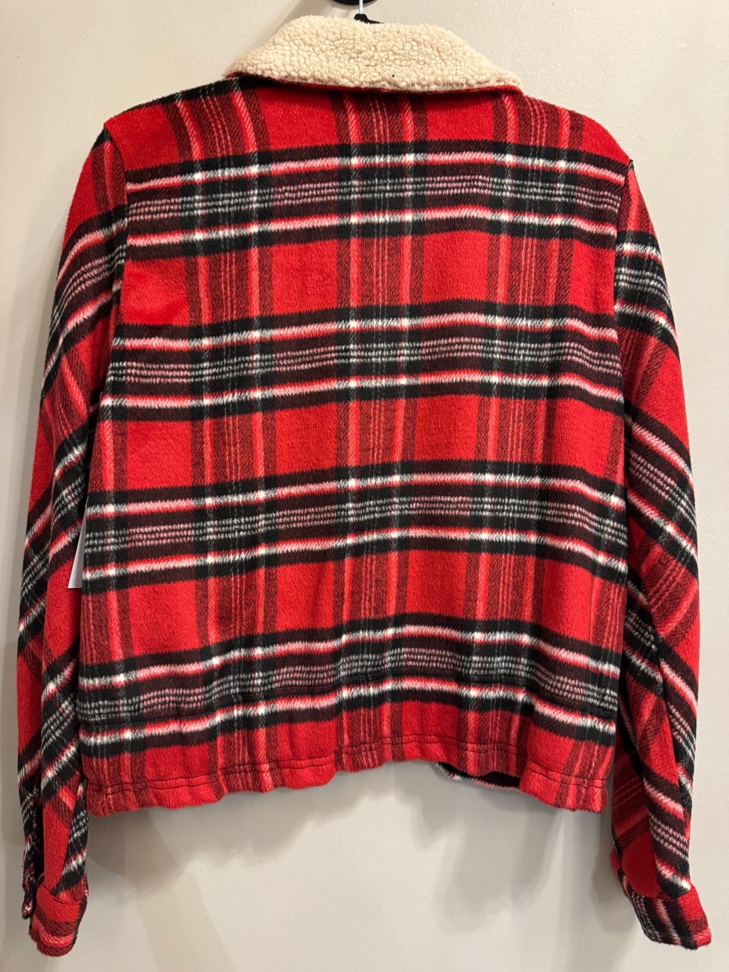 Jacket Other By Christopher And Banks In Black & Red, Size: M