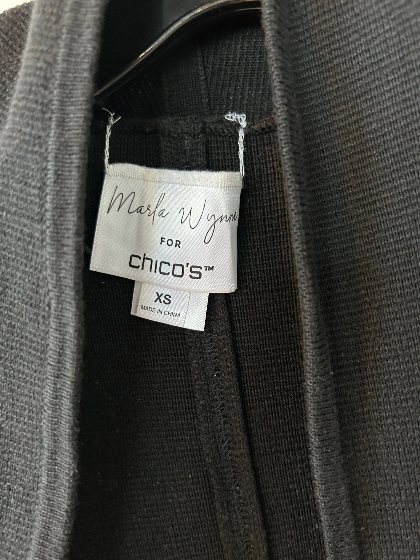 Sweater Cardigan By Chicos In Black, Size: Xs