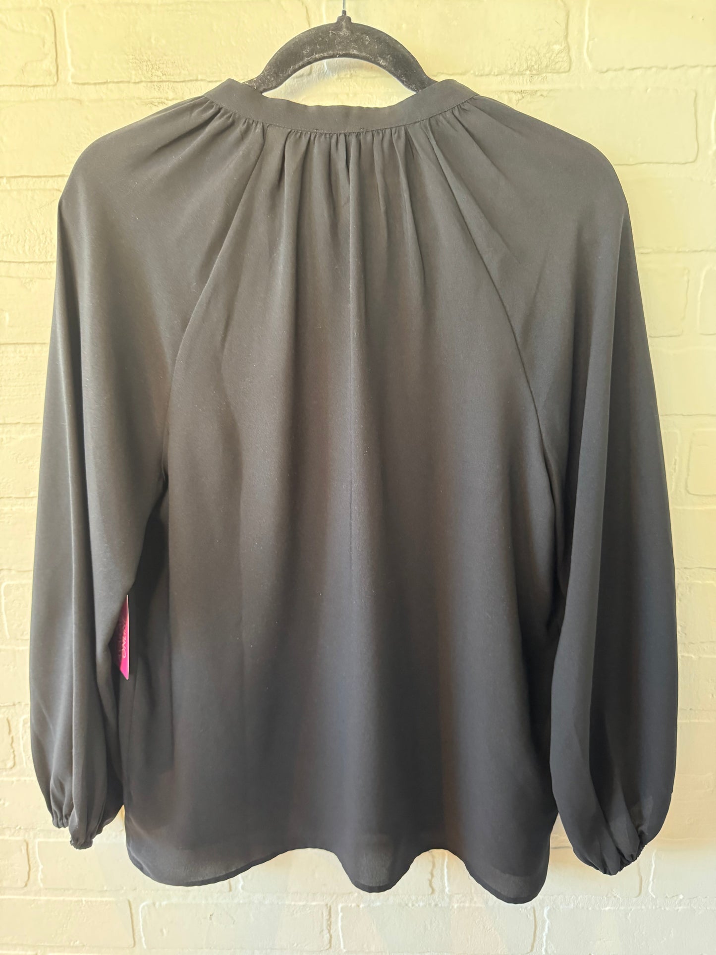 Top Long Sleeve By Ann Taylor In Black, Size: M