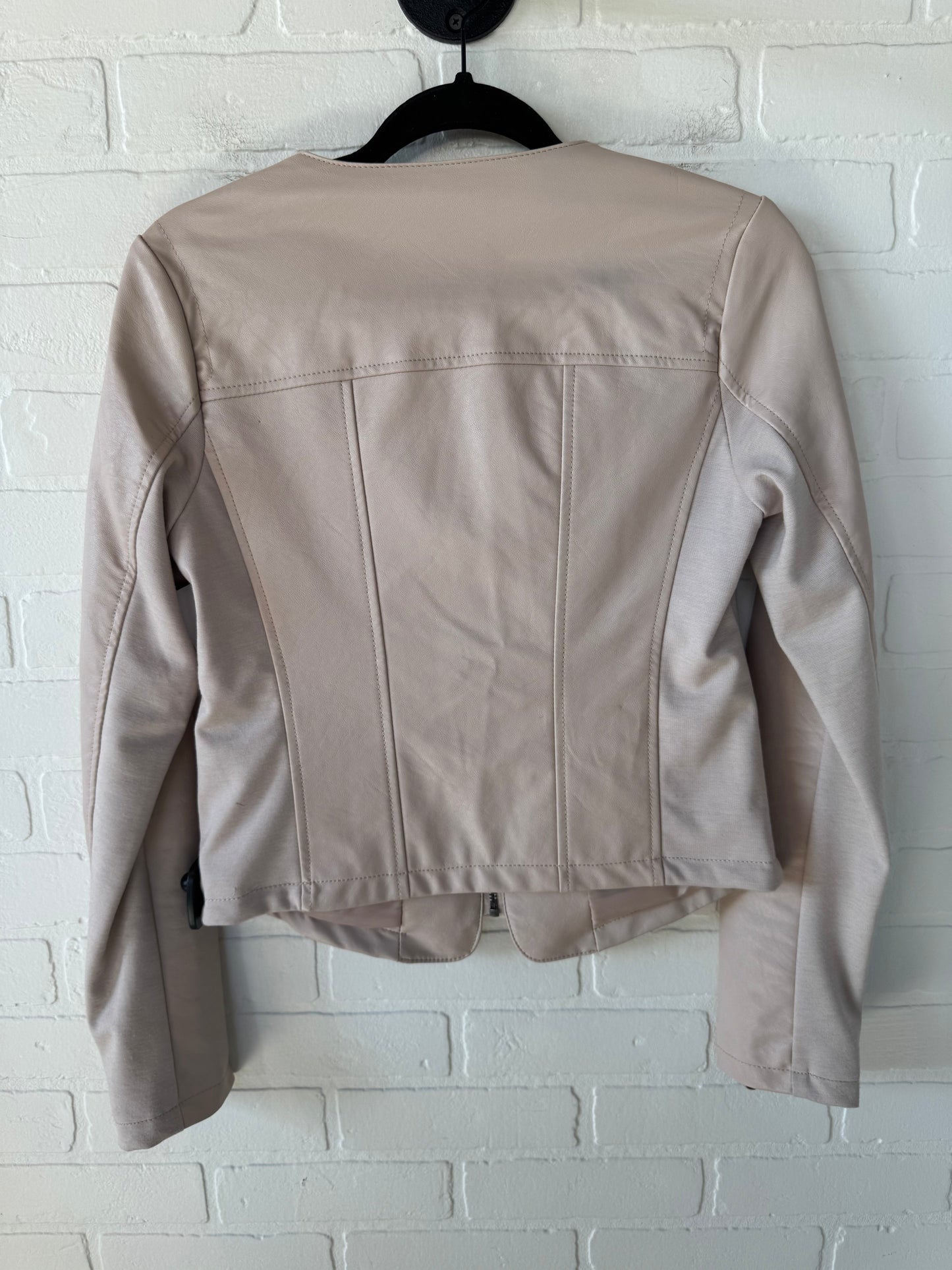 Jacket Moto By Limited In Pink, Size: Xs