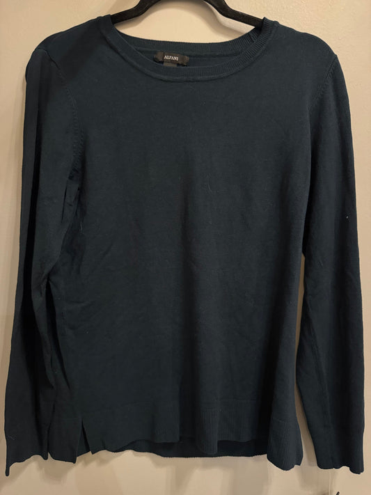 Top Long Sleeve By Alfani In Green, Size: L