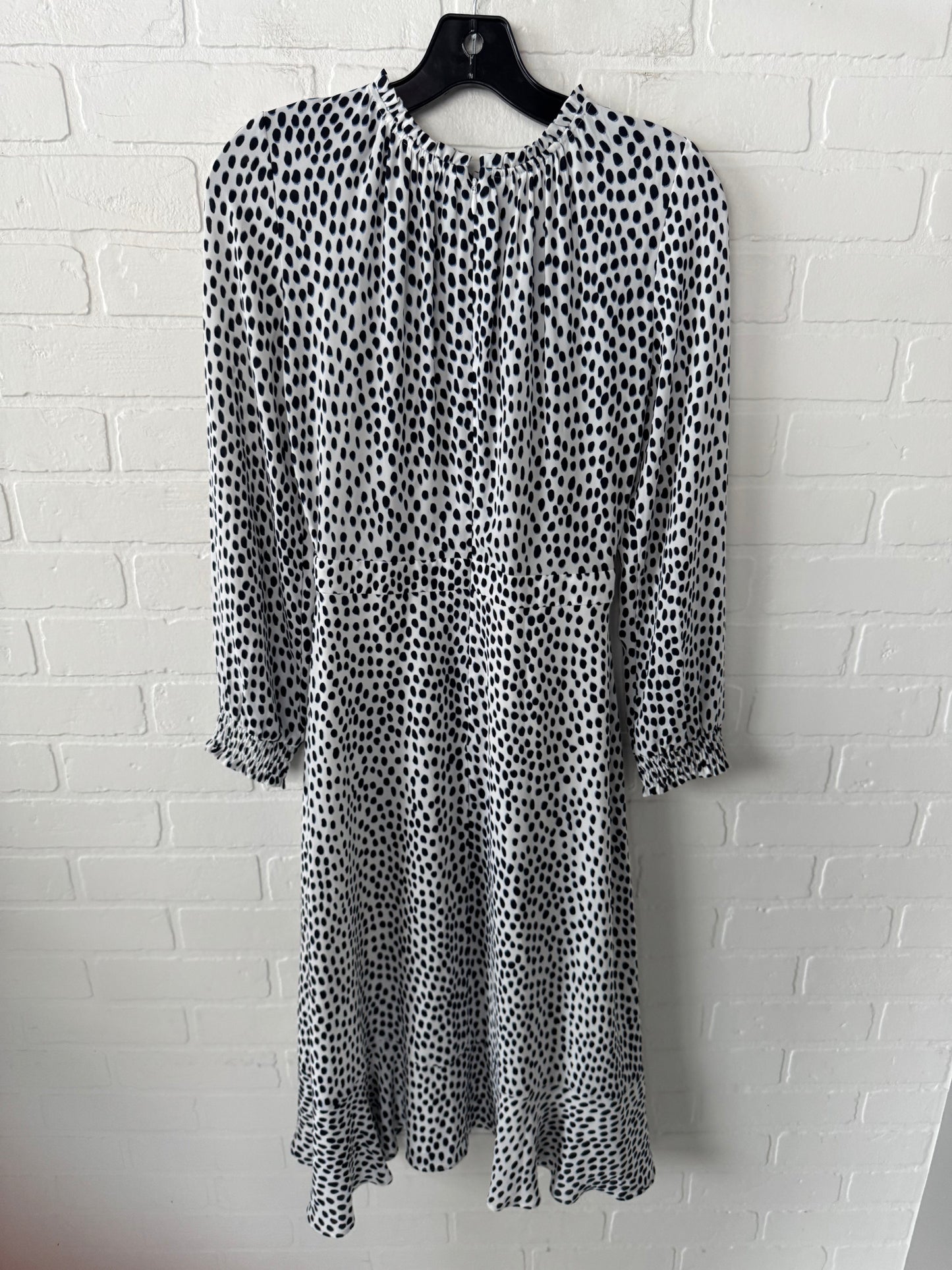 Dress Casual Midi By J. Crew In Black & White, Size: Xs