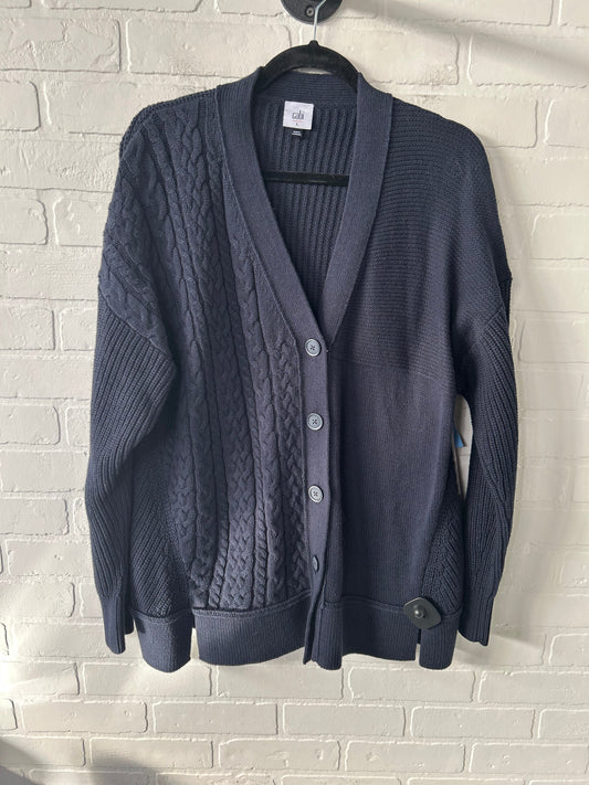 Sweater Cardigan By Cabi In Navy, Size: L