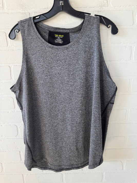 Athletic Tank Top By Tek Gear In Grey, Size: Xl