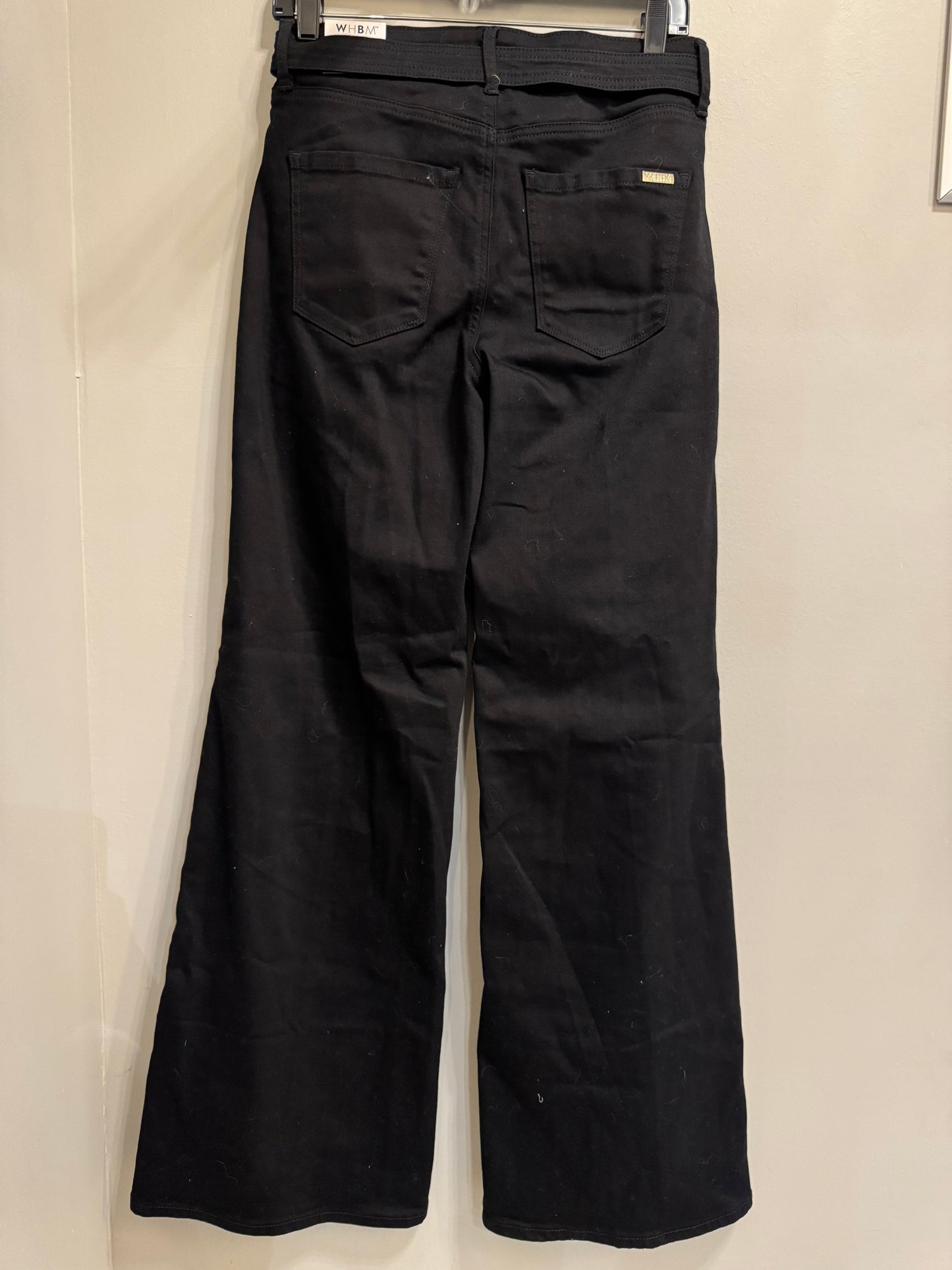 Jeans Wide Leg By White House Black Market In Black Denim, Size: 2