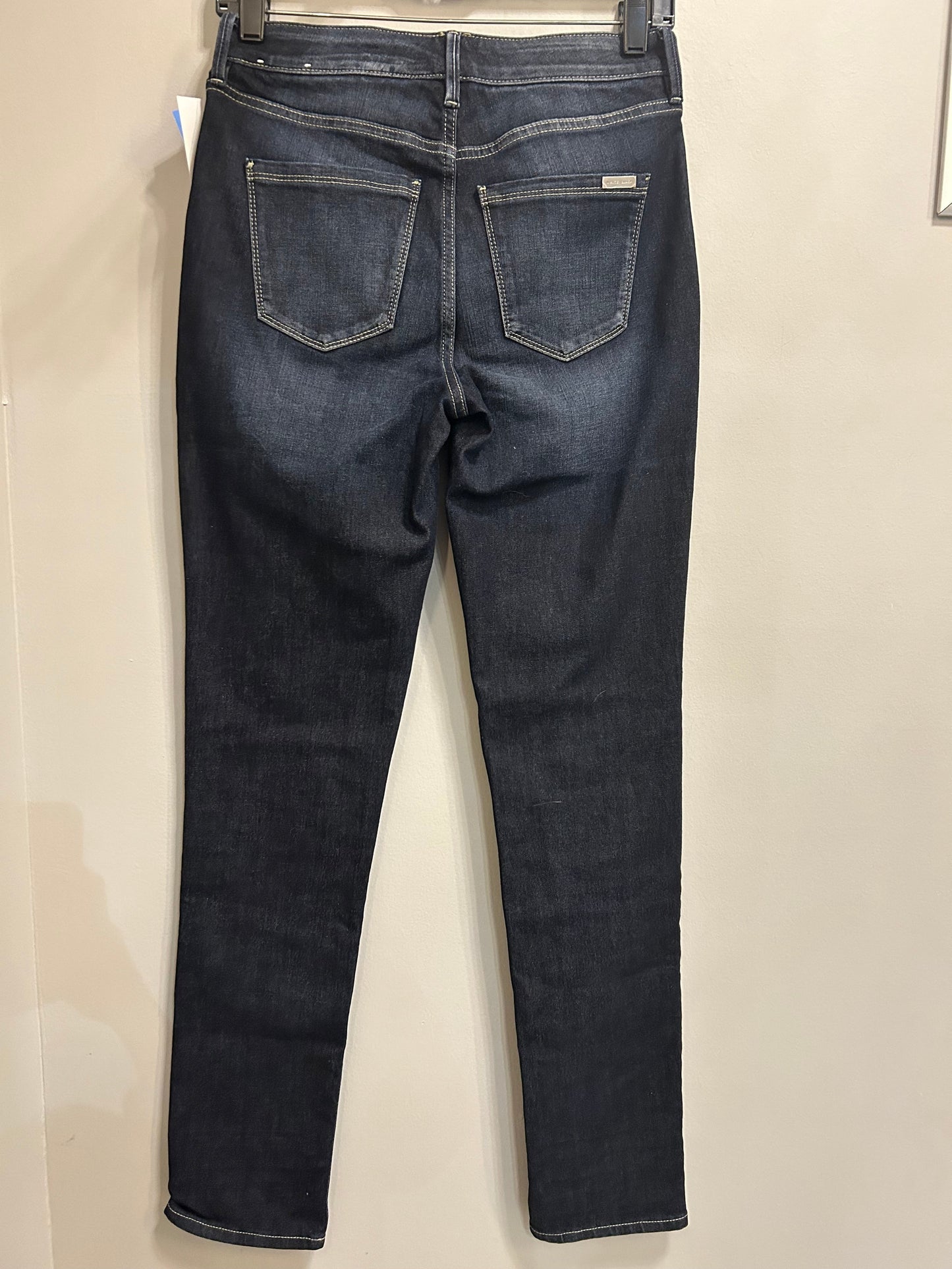 Jeans Straight By White House Black Market In Blue Denim, Size: 0