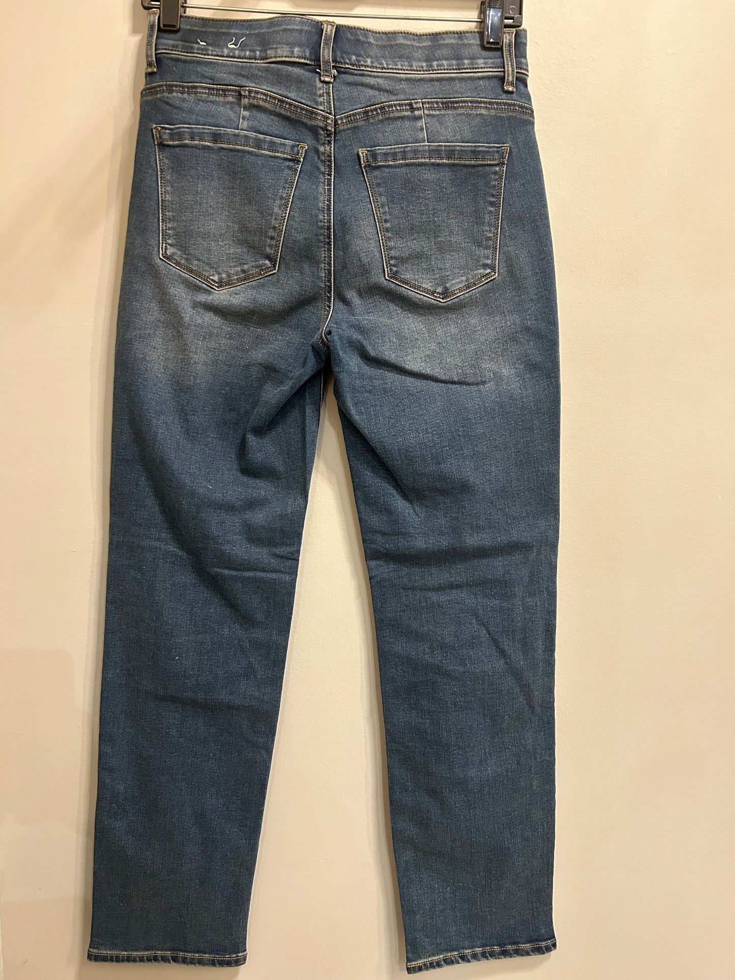 Jeans Straight By White House Black Market In Blue Denim, Size: 2