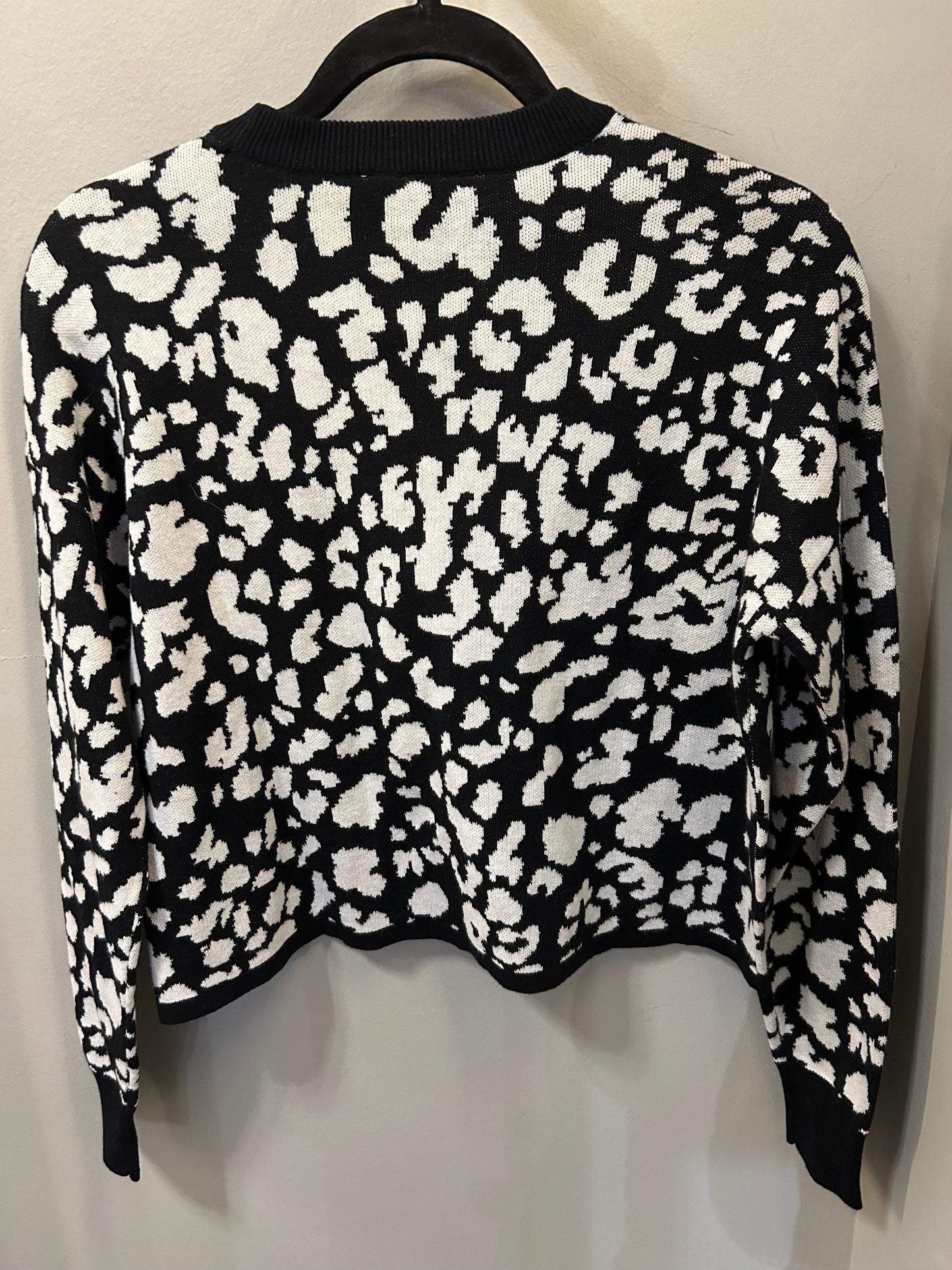 Sweater By Bar Iii In Black & White, Size: Xs