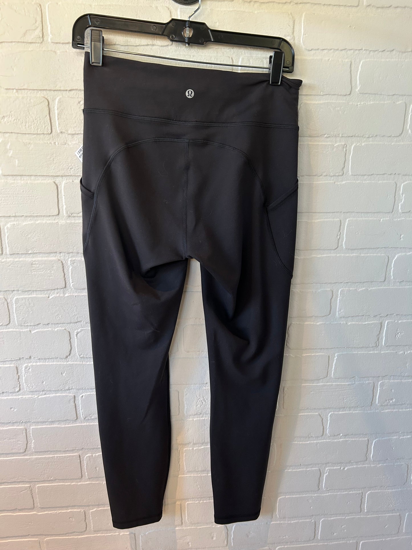 Athletic Leggings By Lululemon In Black, Size: 8