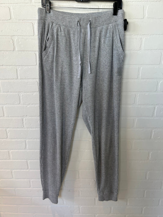 Athletic Pants By Alo In Grey, Size: 12