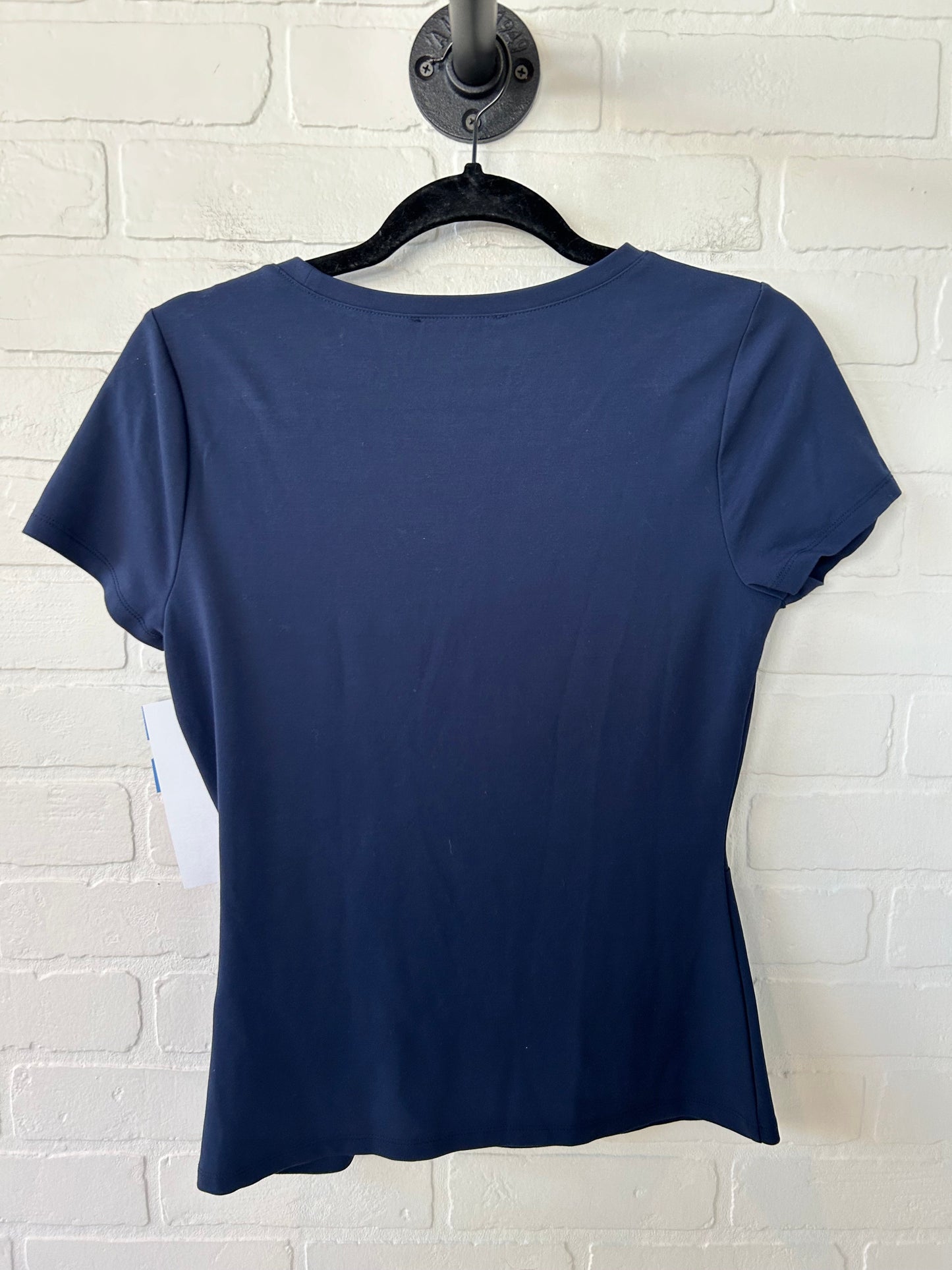 Top Short Sleeve By Inc In Blue, Size: S