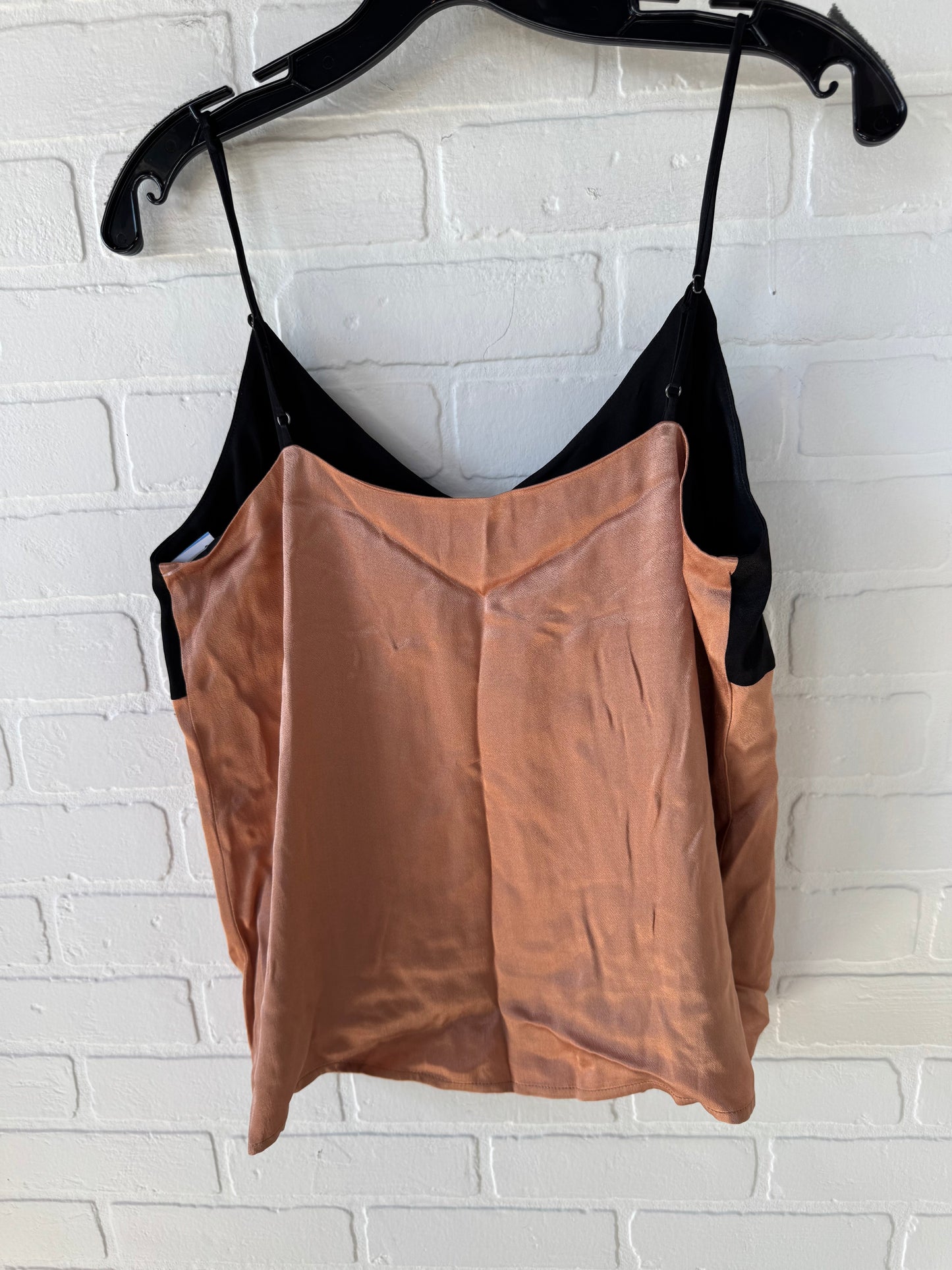 Top Sleeveless By Peyton Jensen In Black & Brown, Size: S